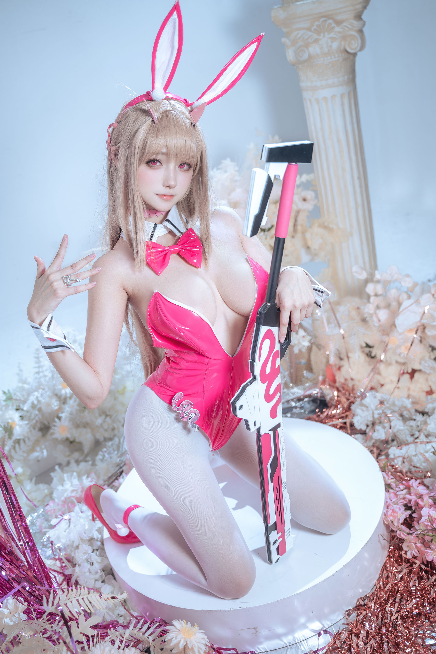 Seya-狮砸 - 胜利女神：妮姬 毒蛇 兔女郎/(12P)