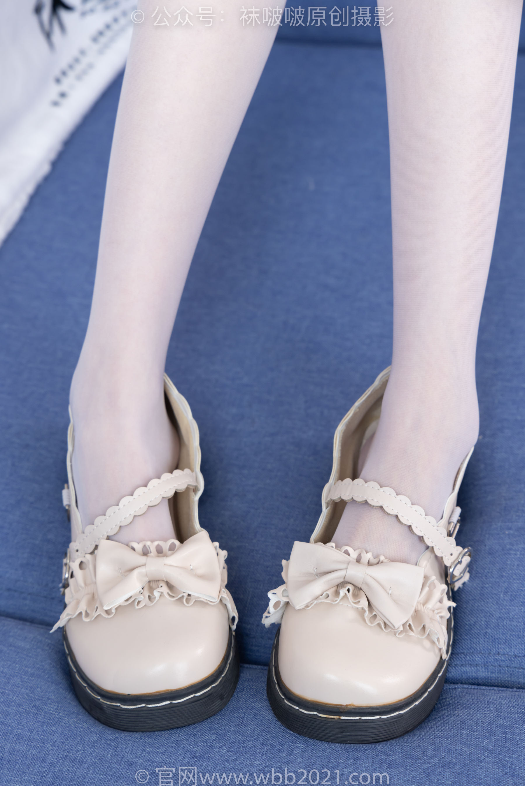 BoBoSocks袜啵啵 No.490 稚予 皮鞋、薄白丝/(161P)