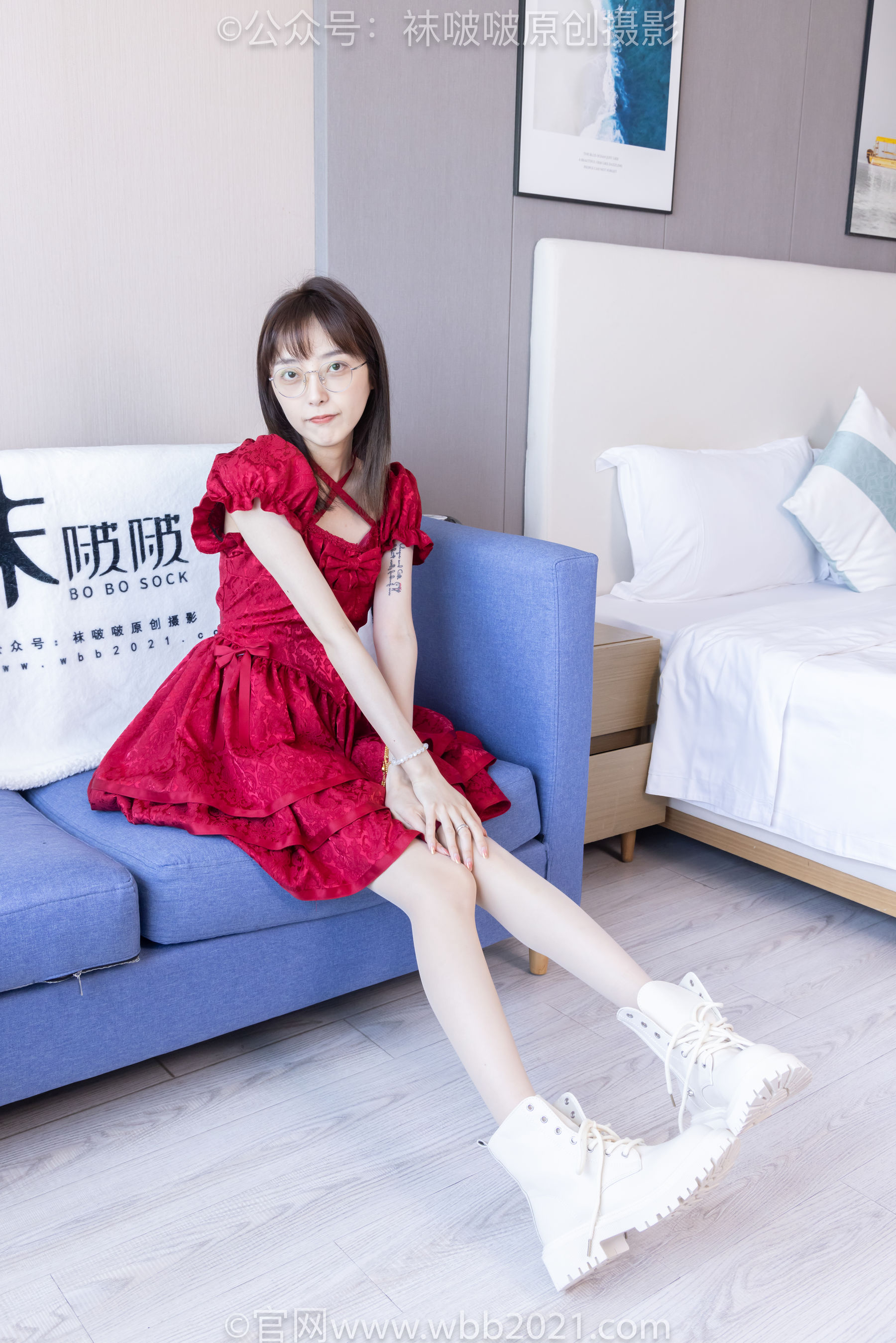 BoBoSocks袜啵啵 No.496 稚予 长靴、短靴、薄肉丝/(160P)