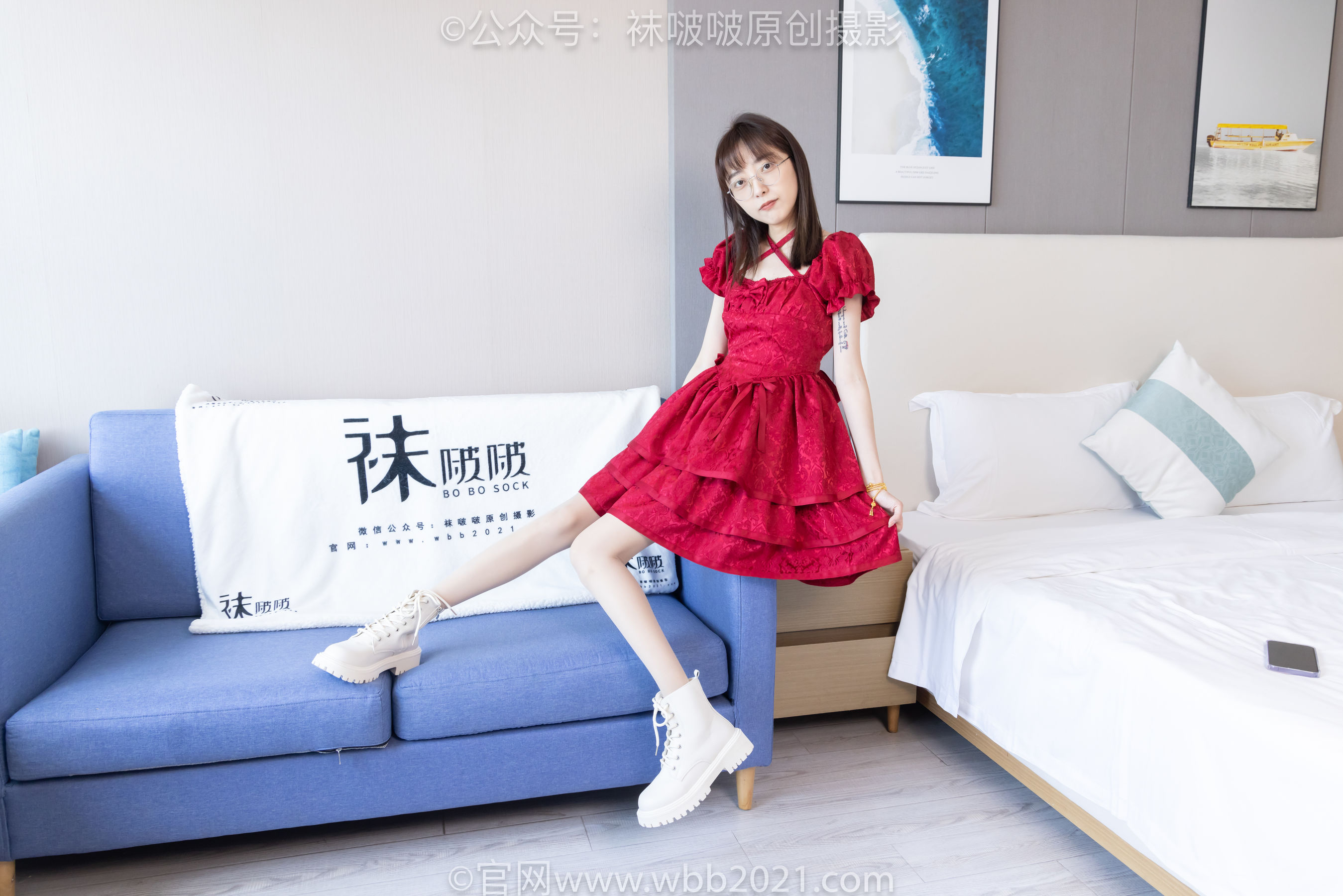 BoBoSocks袜啵啵 No.496 稚予 长靴、短靴、薄肉丝/(160P)