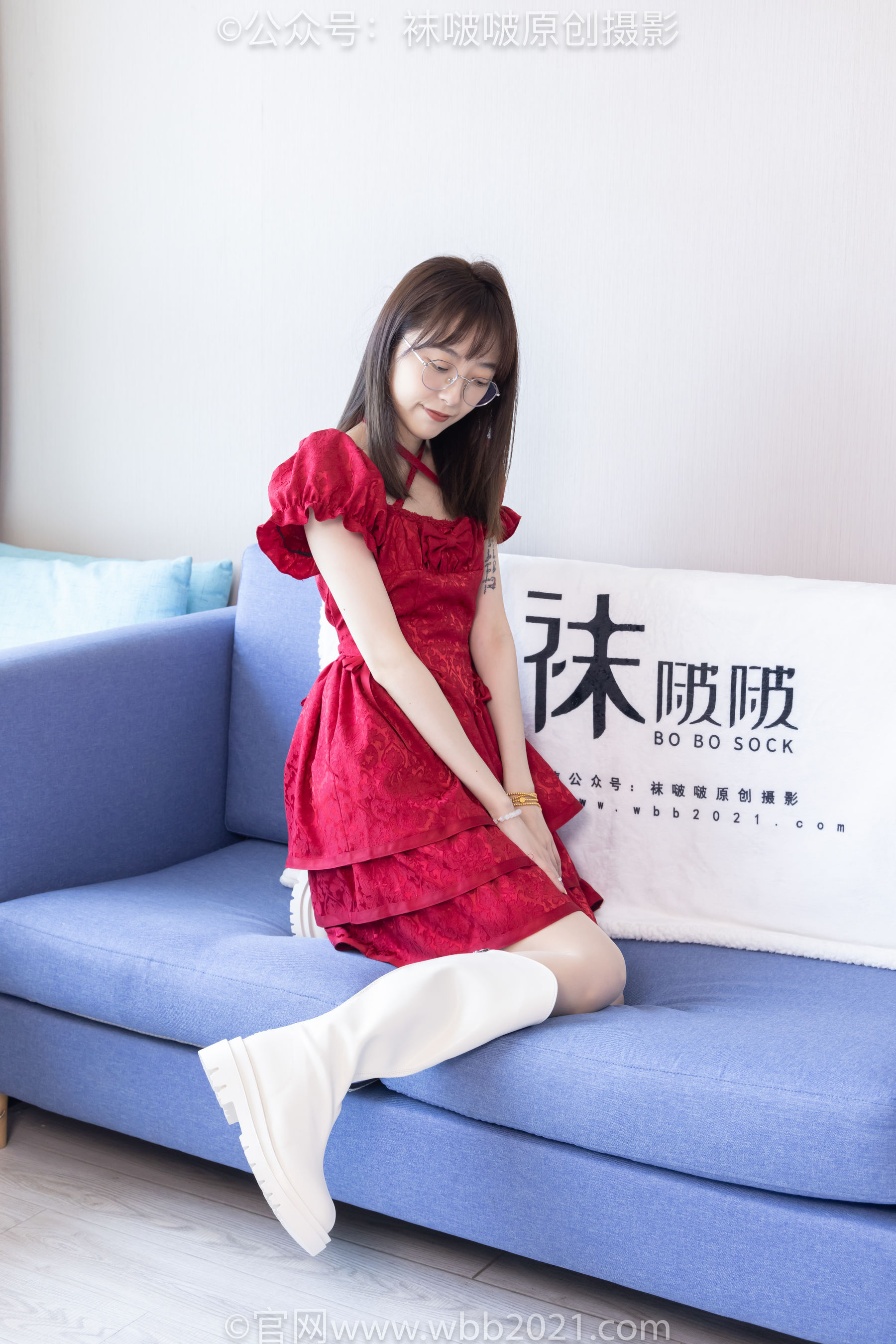 BoBoSocks袜啵啵 No.496 稚予 长靴、短靴、薄肉丝/(160P)