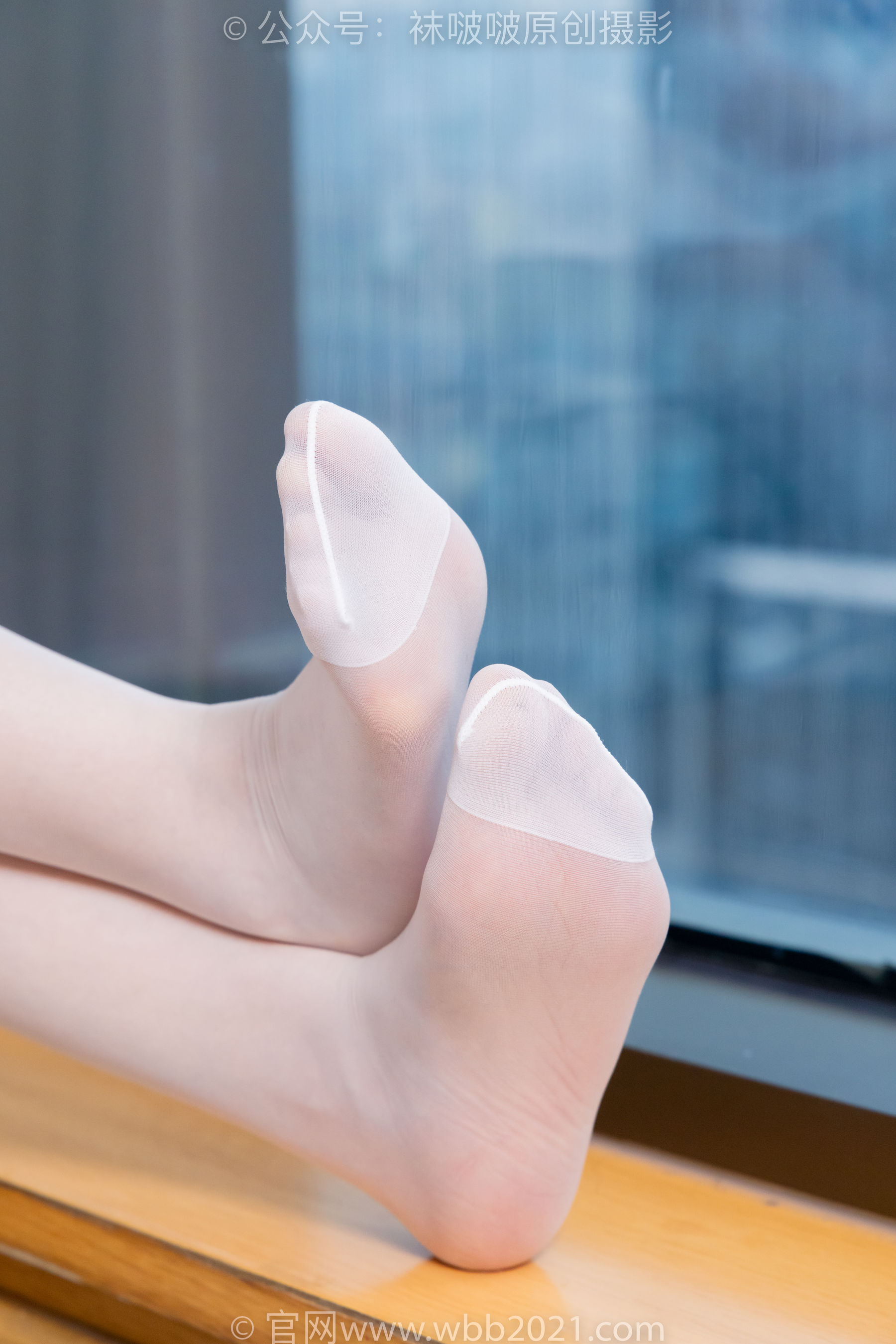 BoBoSocks袜啵啵 No.495 小甜豆 高跟长靴、白棉袜、薄白丝/(150P)
