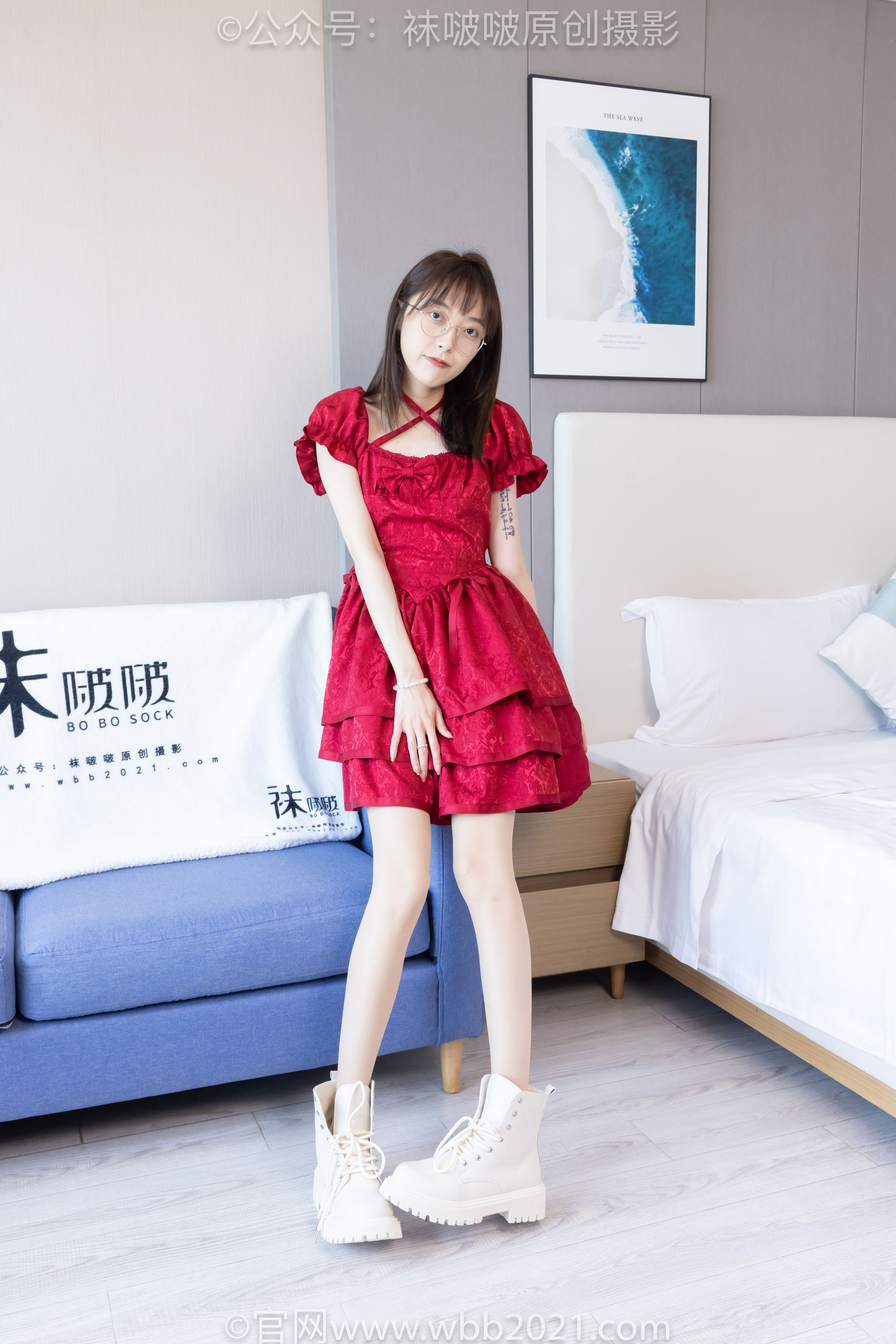 BoBoSocks袜啵啵 No.496 稚予 长靴、短靴、薄肉丝/(160P)