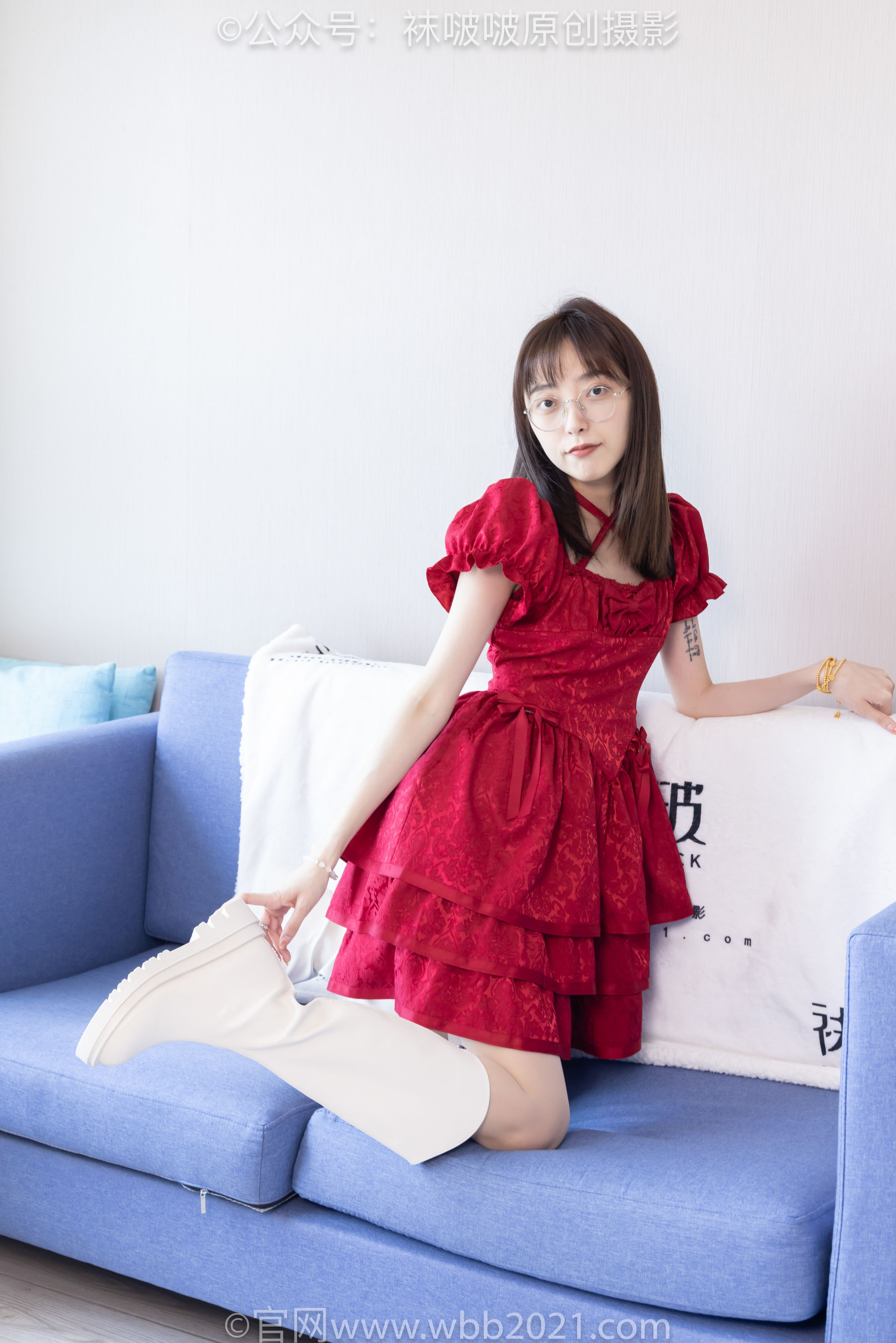 BoBoSocks袜啵啵 No.496 稚予 长靴、短靴、薄肉丝/(160P)