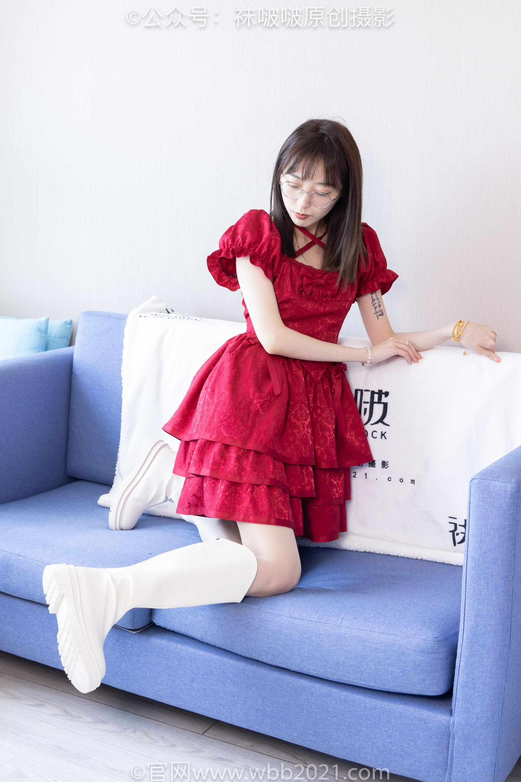 BoBoSocks袜啵啵 No.496 稚予 长靴、短靴、薄肉丝/(160P)