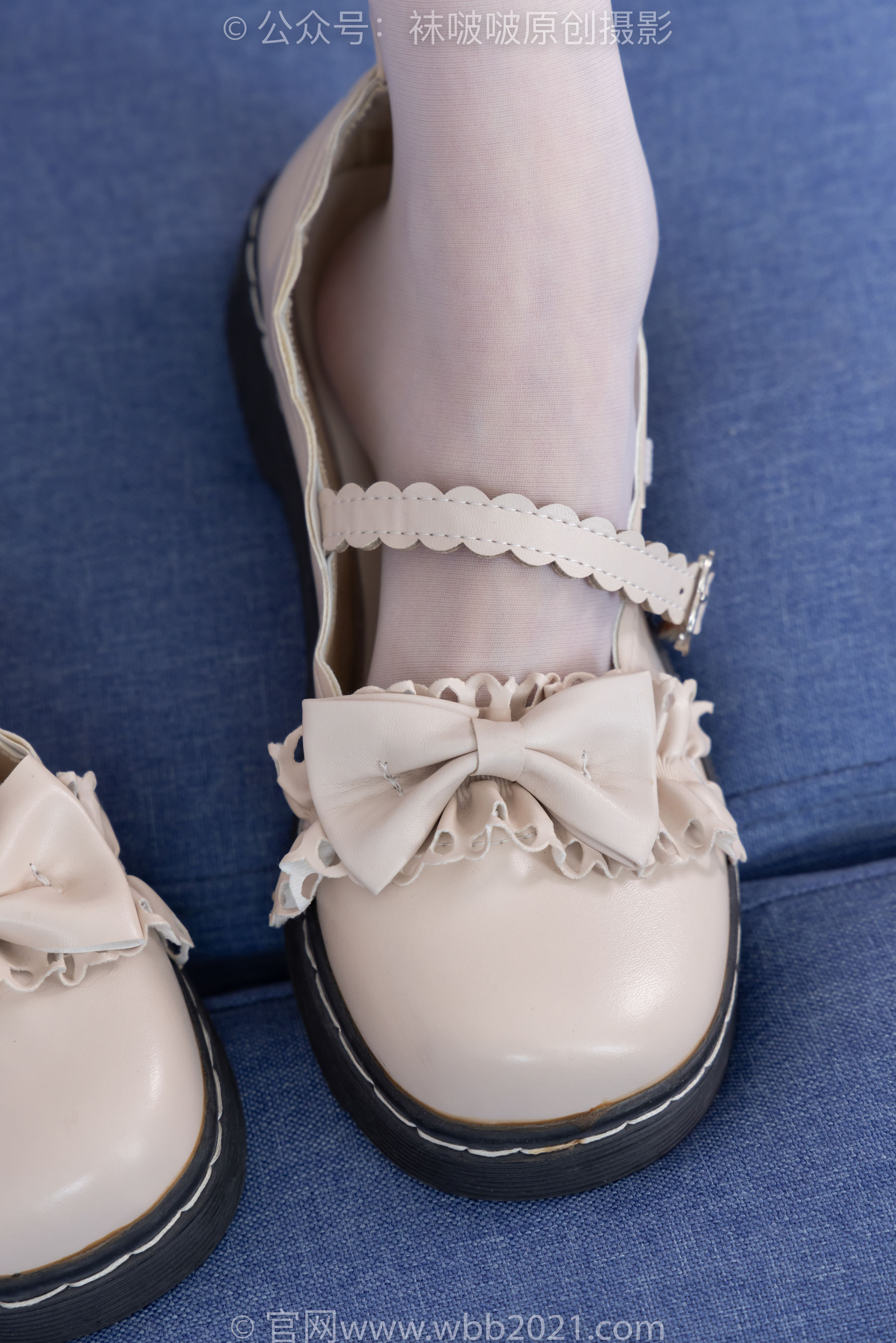 BoBoSocks袜啵啵 No.490 稚予 皮鞋、薄白丝/(161P)