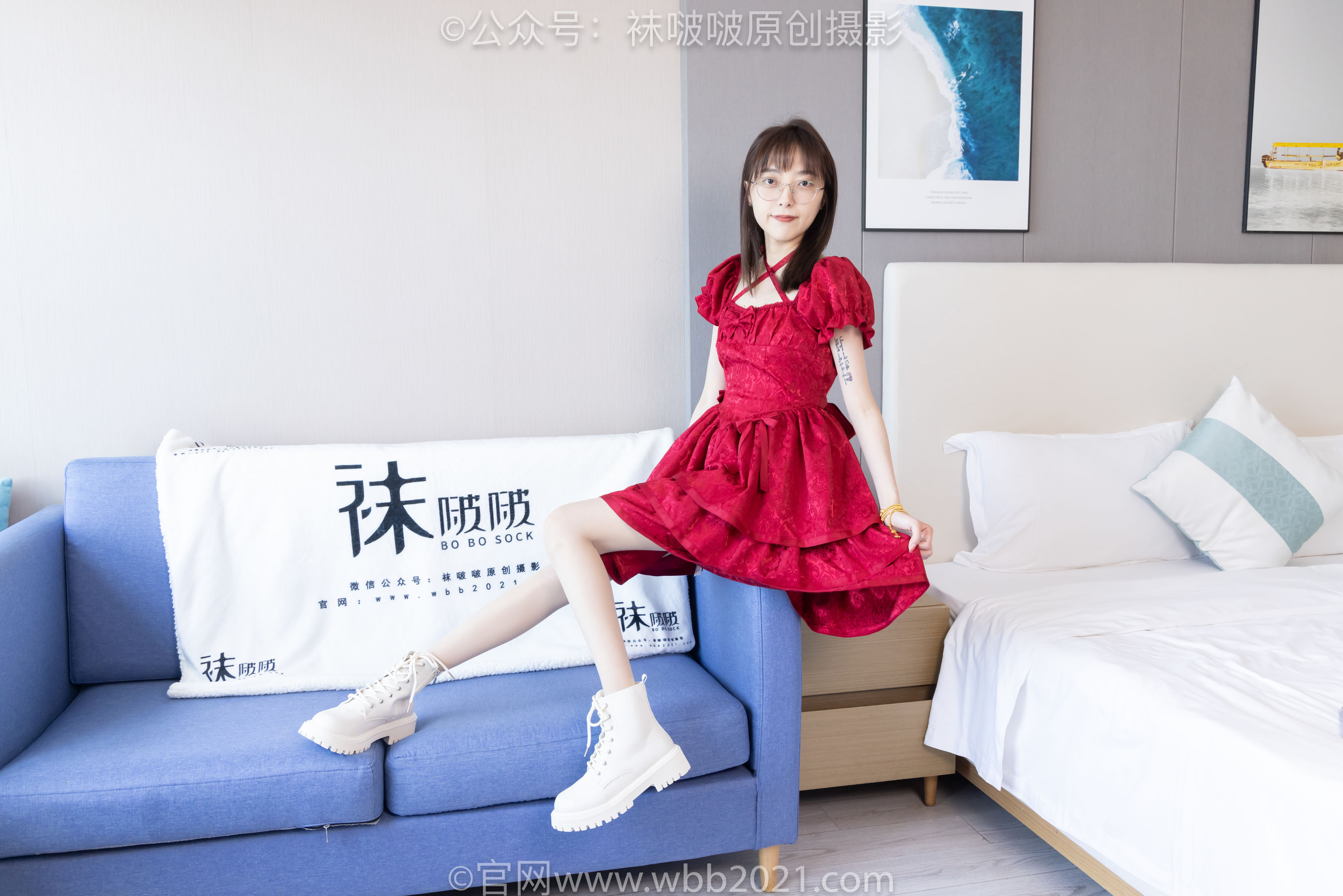 BoBoSocks袜啵啵 No.496 稚予 长靴、短靴、薄肉丝/(160P)