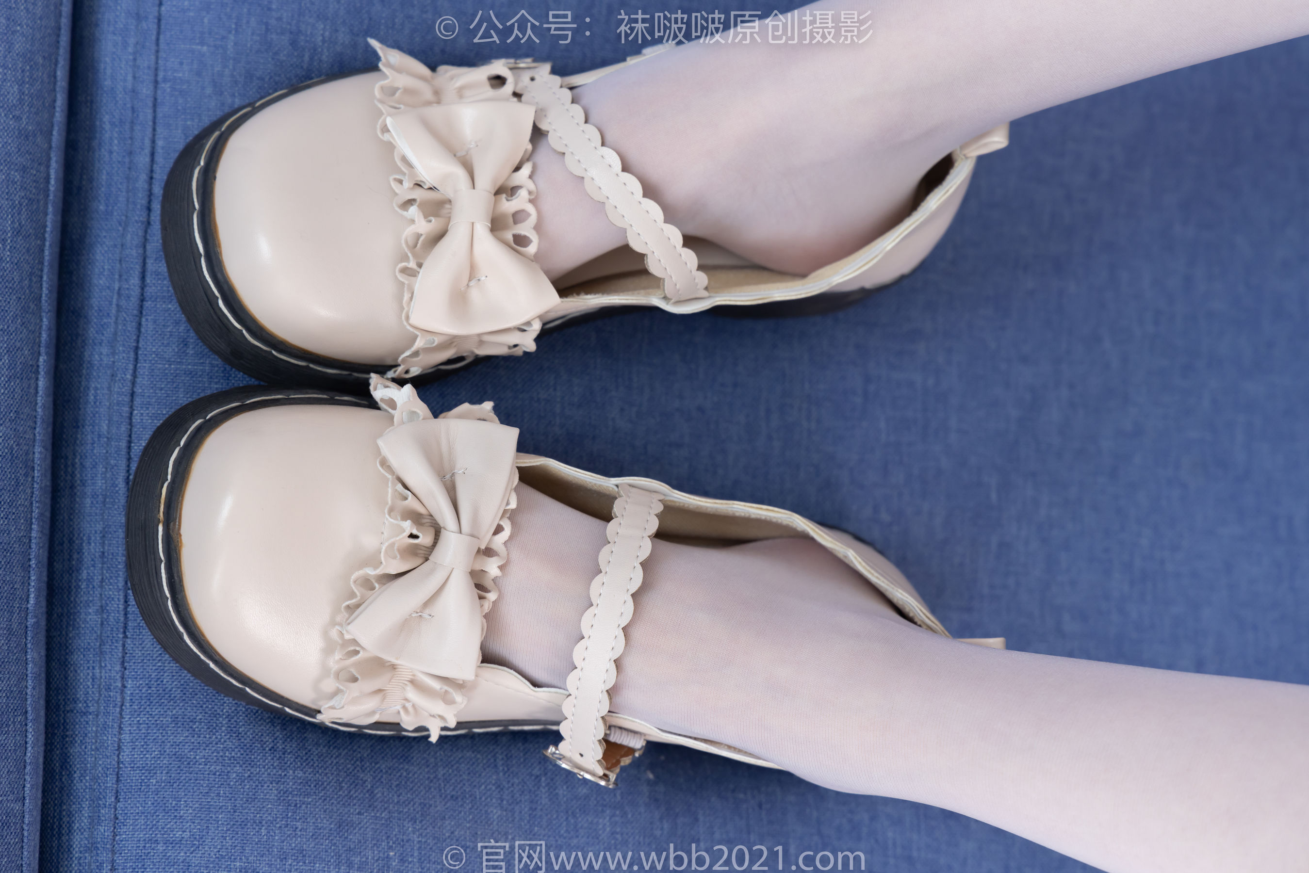 BoBoSocks袜啵啵 No.490 稚予 皮鞋、薄白丝/(161P)