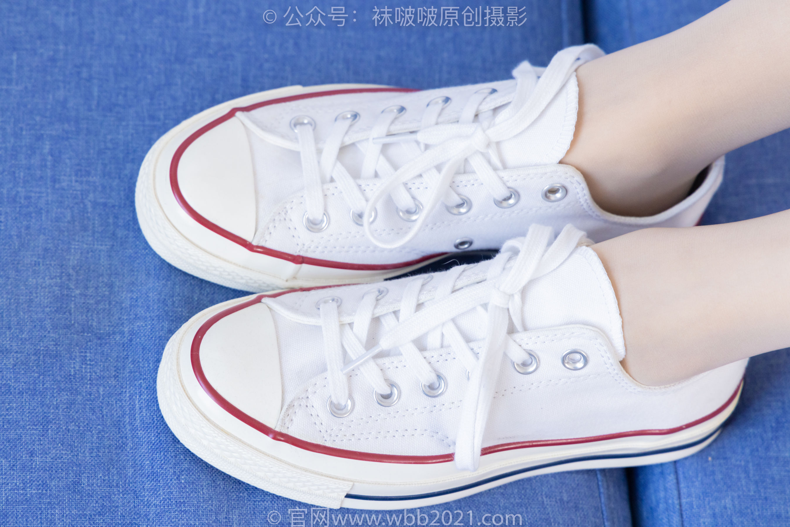 BoBoSocks袜啵啵 No.494 奶油 - 帆布鞋、薄肉丝、薄肉丝踩小蛋糕剧情/(160P)