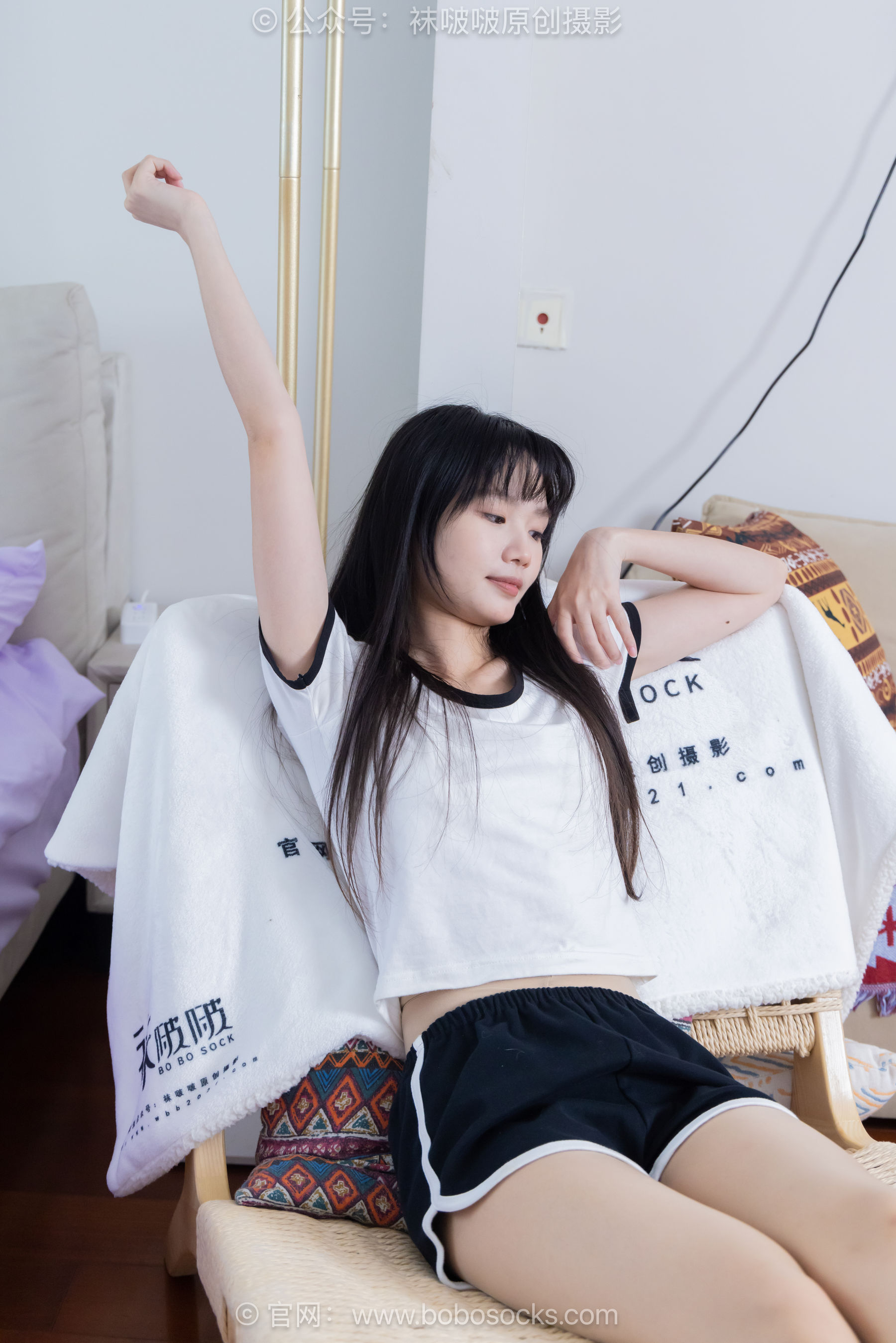 BoBoSocks袜啵啵 No.488 甜甜圈 板鞋、白棉袜、薄肉丝/(146P)
