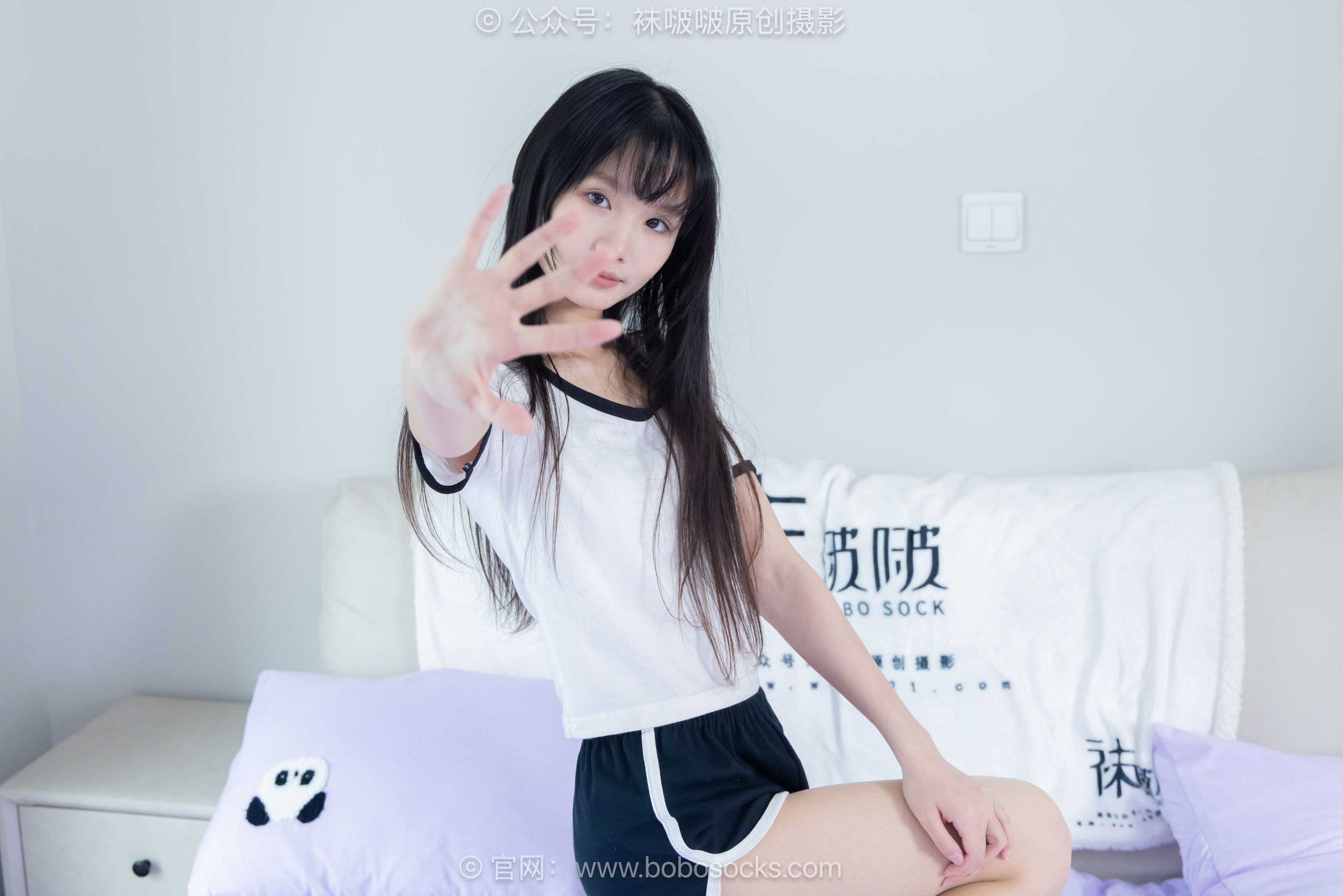 BoBoSocks袜啵啵 No.488 甜甜圈 板鞋、白棉袜、薄肉丝/(146P)