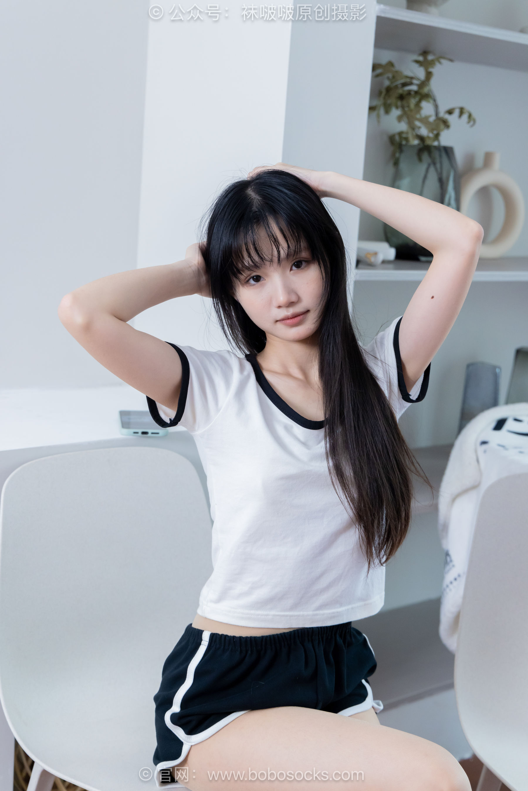 BoBoSocks袜啵啵 No.488 甜甜圈 板鞋、白棉袜、薄肉丝/(146P)