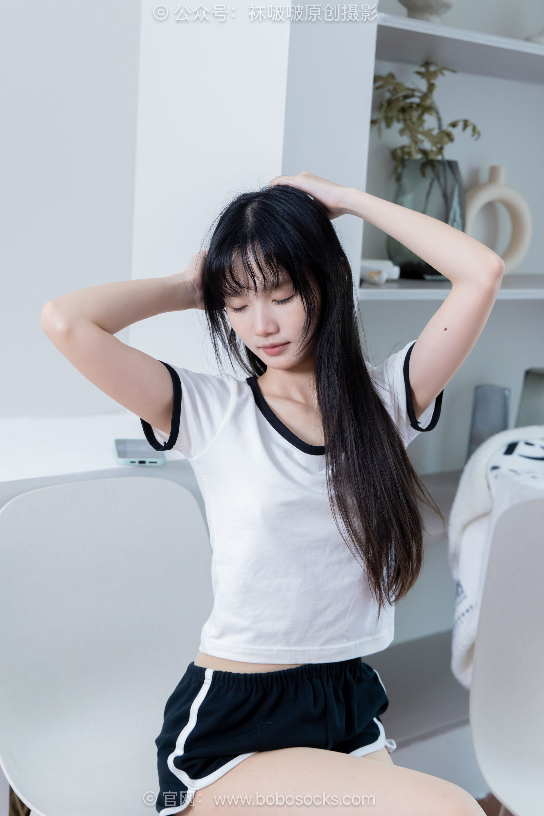 BoBoSocks袜啵啵 No.488 甜甜圈 板鞋、白棉袜、薄肉丝/(146P)