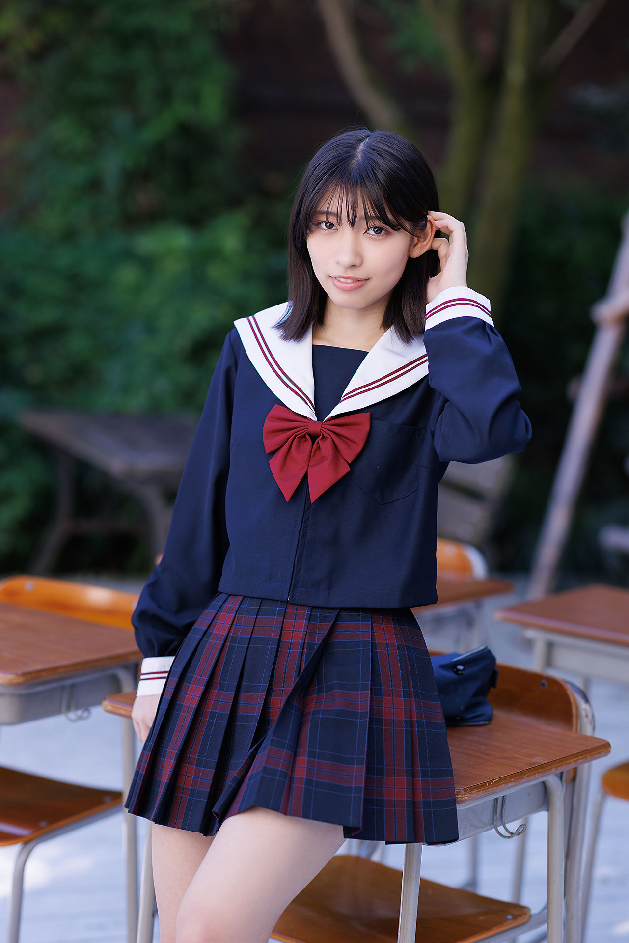 [Minisuka.tv] Akane Nishikawa 西川茜 - Regular Gallery Set 9.01/(42P)