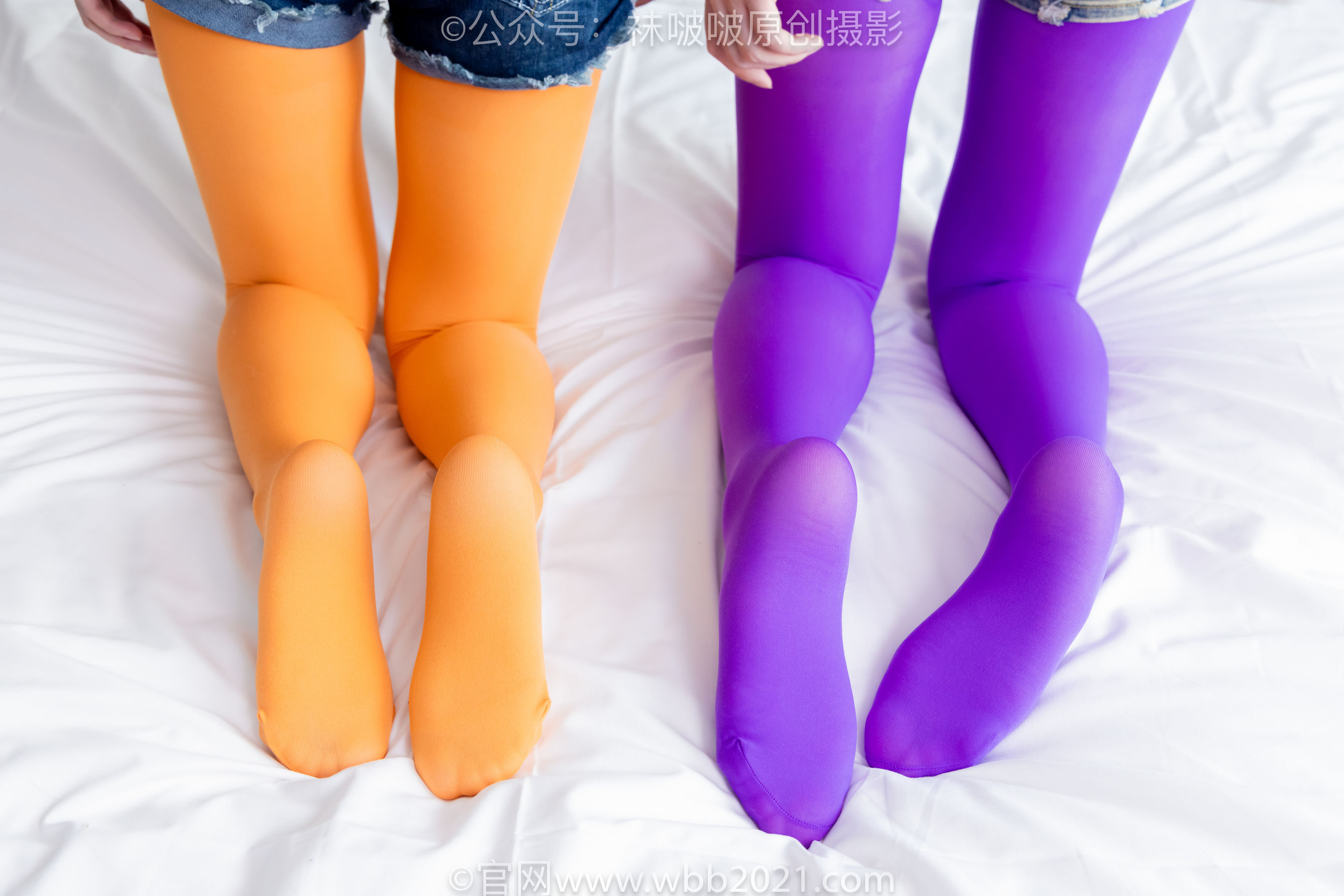BoBoSocks袜啵啵 No.498 小甜豆&甜甜圈 - 两双高跟鞋、两双板鞋、厚黑丝、厚橘丝、厚紫丝/(244P)