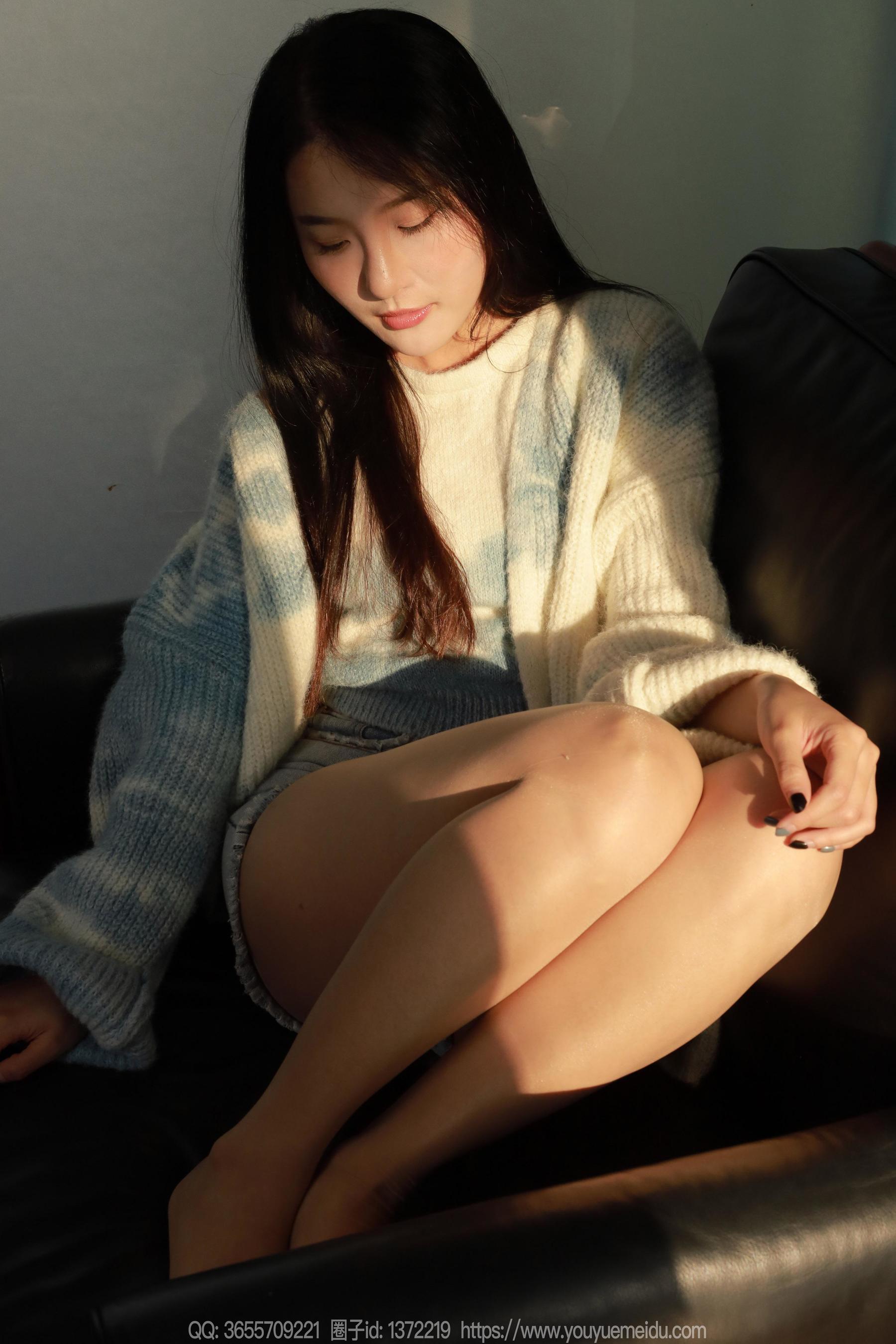 IESS异思趣向 - 模特： 婉萍 《蓝色毛衣（下）》/(89P)