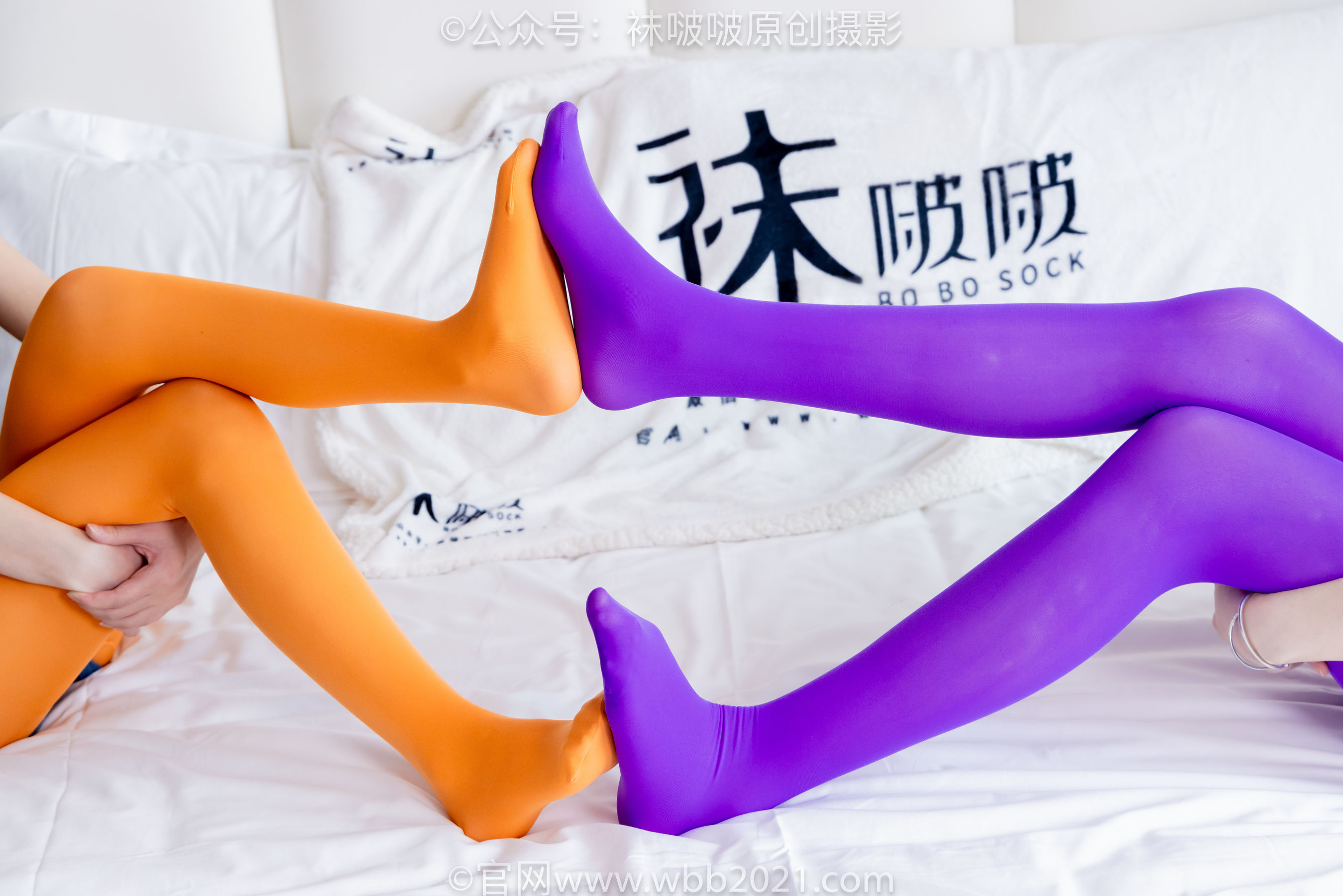 BoBoSocks袜啵啵 No.498 小甜豆&甜甜圈 - 两双高跟鞋、两双板鞋、厚黑丝、厚橘丝、厚紫丝/(244P)