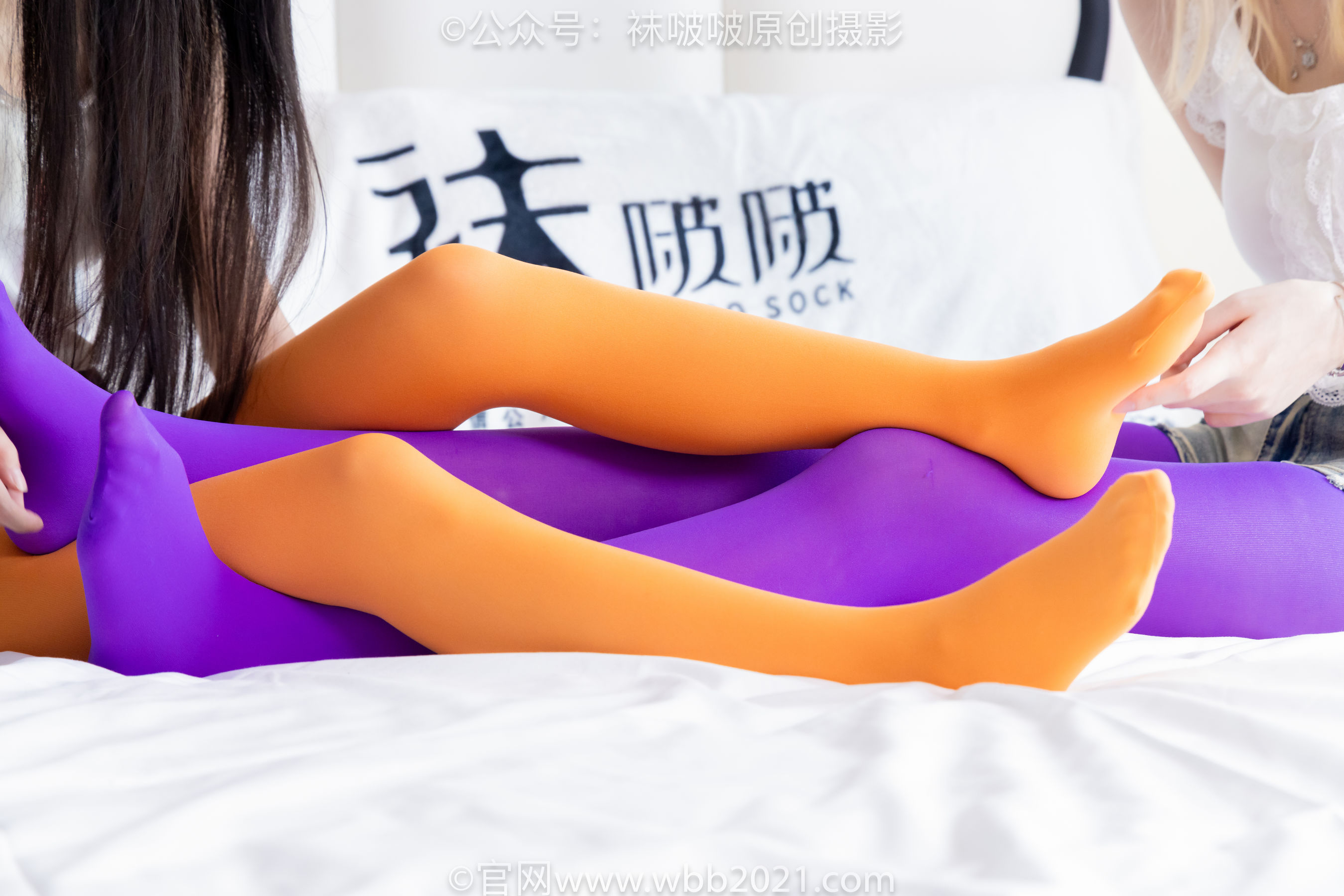 BoBoSocks袜啵啵 No.498 小甜豆&甜甜圈 - 两双高跟鞋、两双板鞋、厚黑丝、厚橘丝、厚紫丝/(244P)