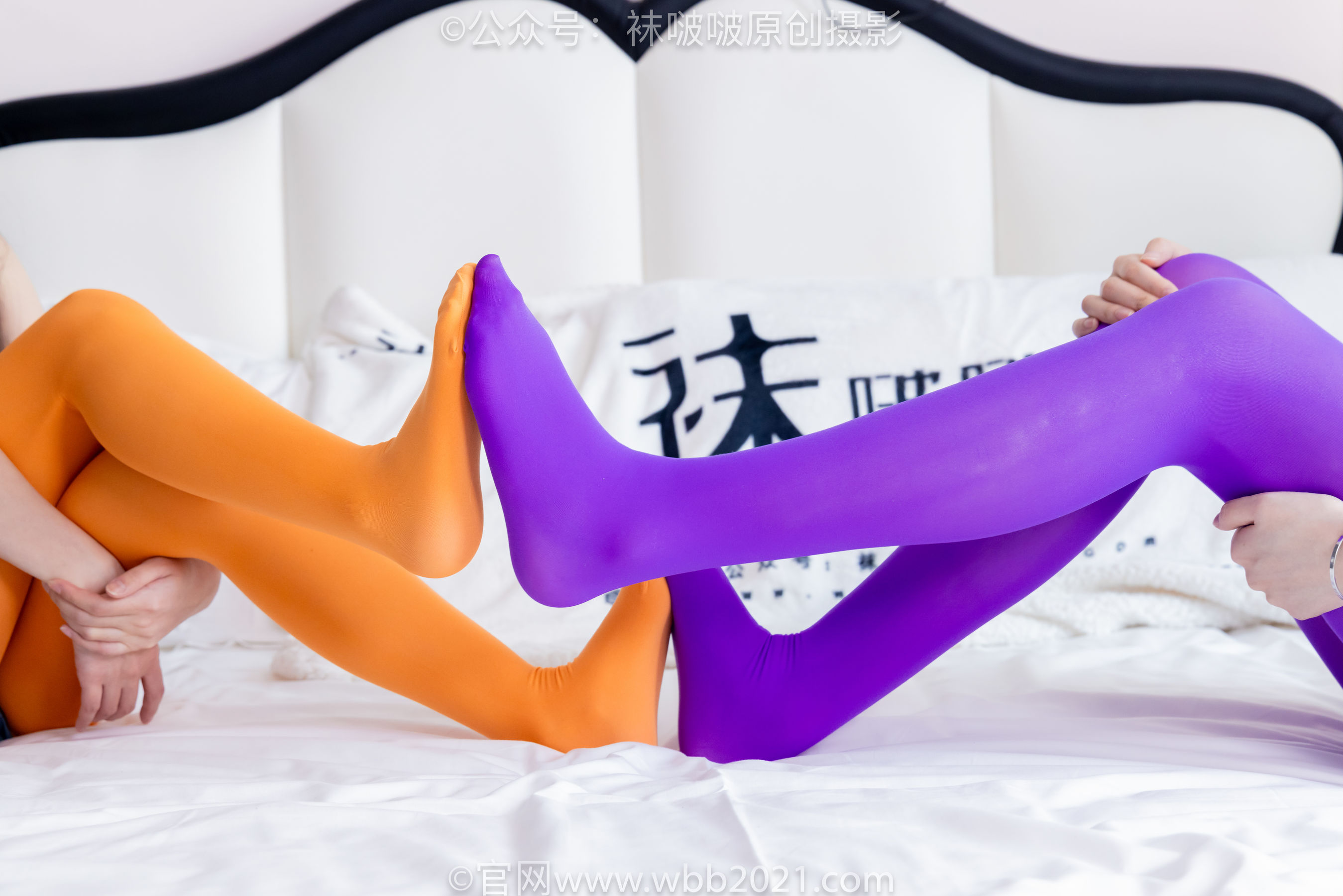 BoBoSocks袜啵啵 No.498 小甜豆&甜甜圈 - 两双高跟鞋、两双板鞋、厚黑丝、厚橘丝、厚紫丝/(244P)