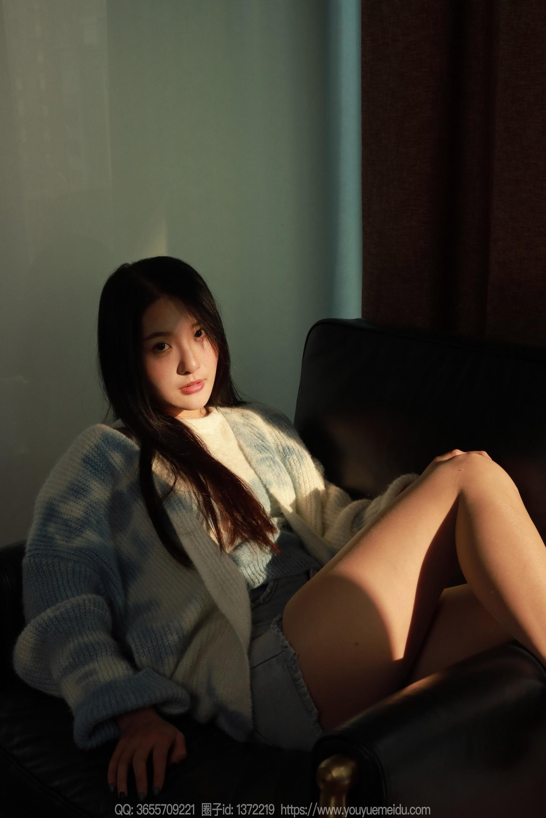 IESS异思趣向 - 模特： 婉萍 《蓝色毛衣（下）》/(89P)