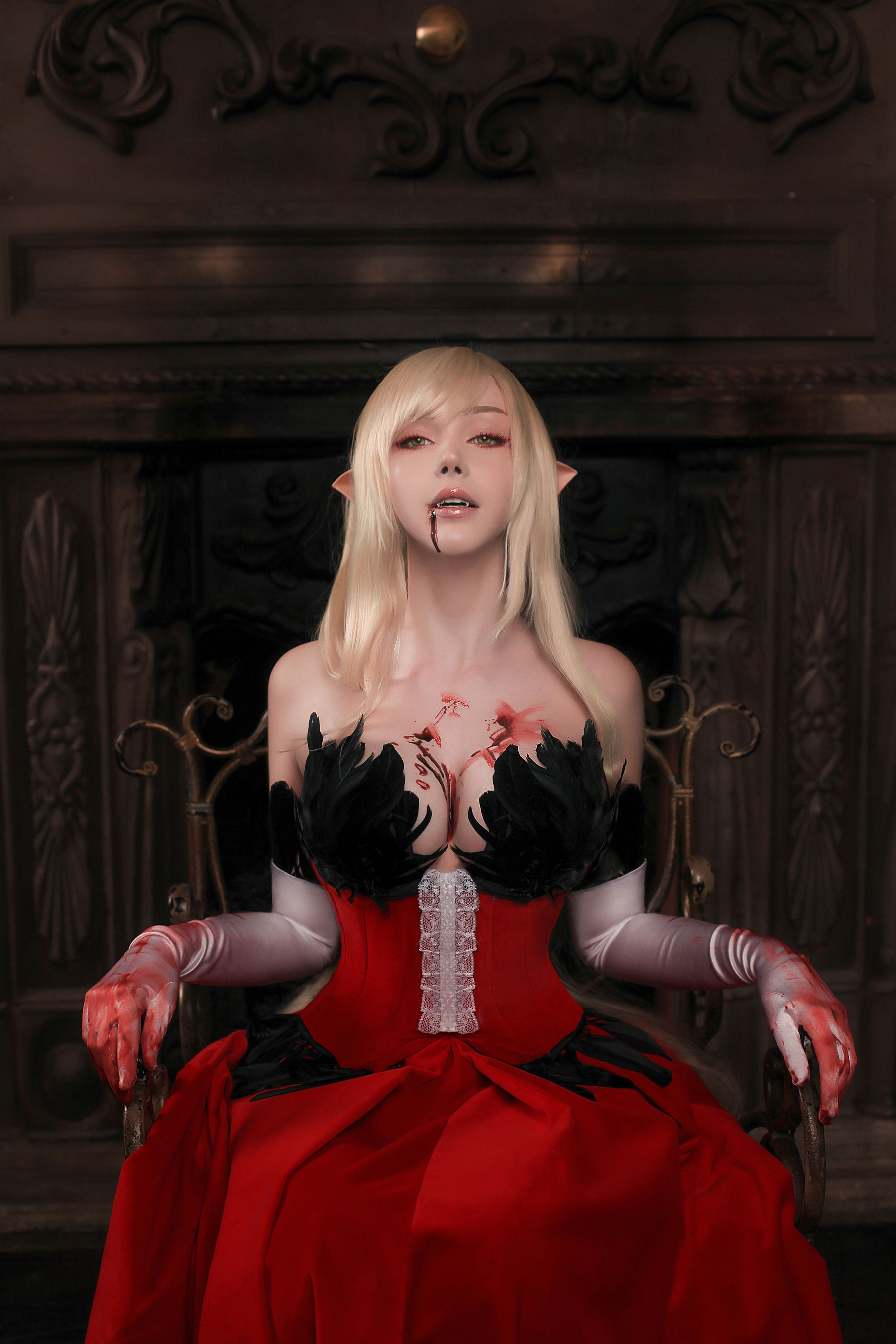 [COS福利] 国外美女SayaTheFox - 忍野忍/(10P)