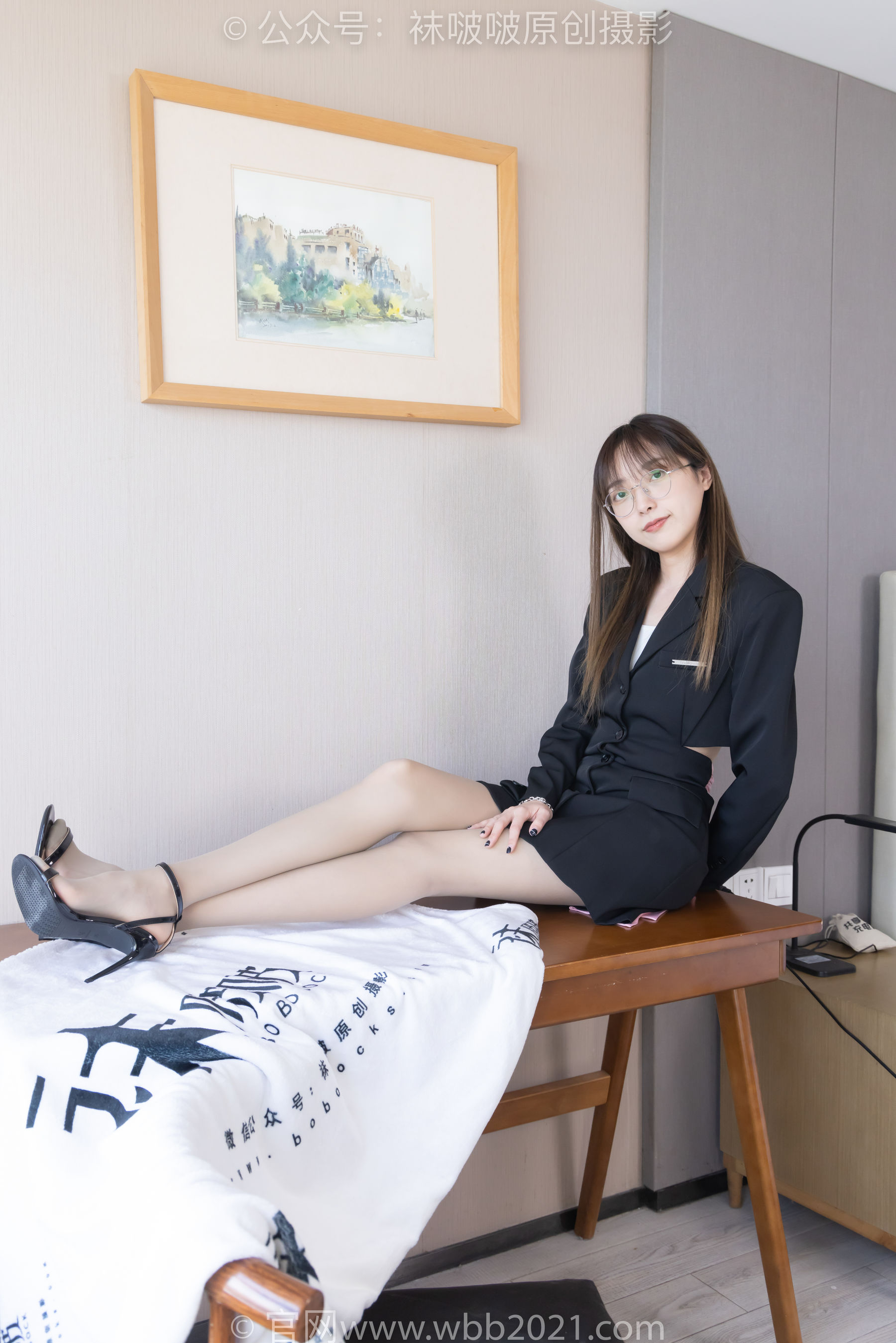 BoBoSocks袜啵啵 No.506 稚予 高跟鞋、高跟凉鞋、薄灰丝/(165P)