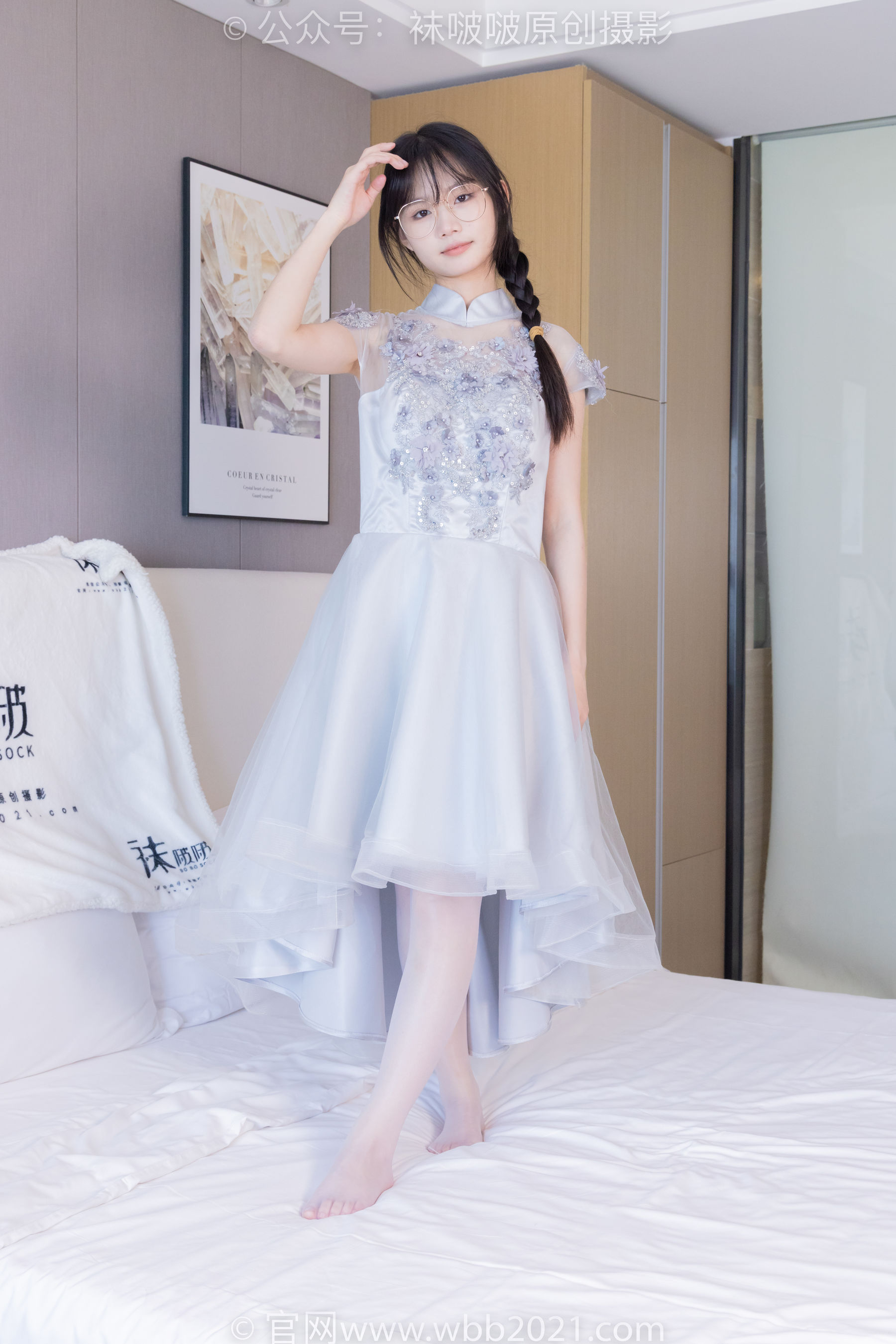 BoBoSocks袜啵啵 No.512 甜甜圈 - 高跟鞋、油亮薄白丝、袜踩奶油蛋糕剧情/(143P)