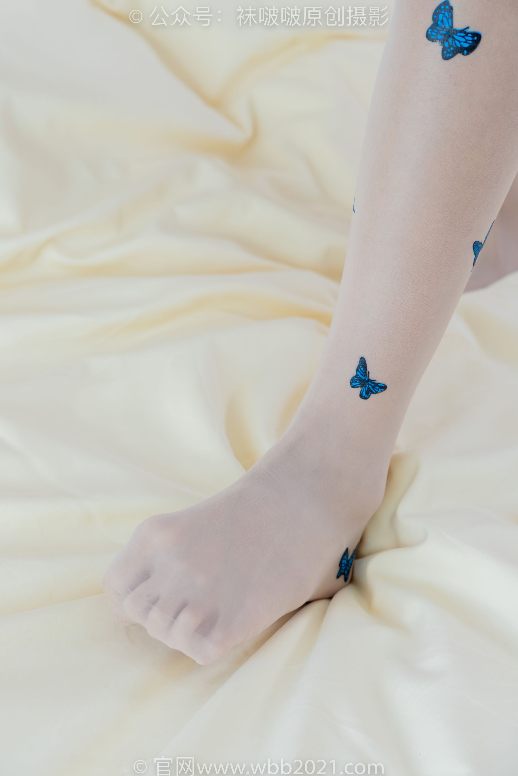 BoBoSocks袜啵啵 No.508 奶油 皮鞋、白棉袜、蝴蝶薄肉丝、jk制服/(160P)