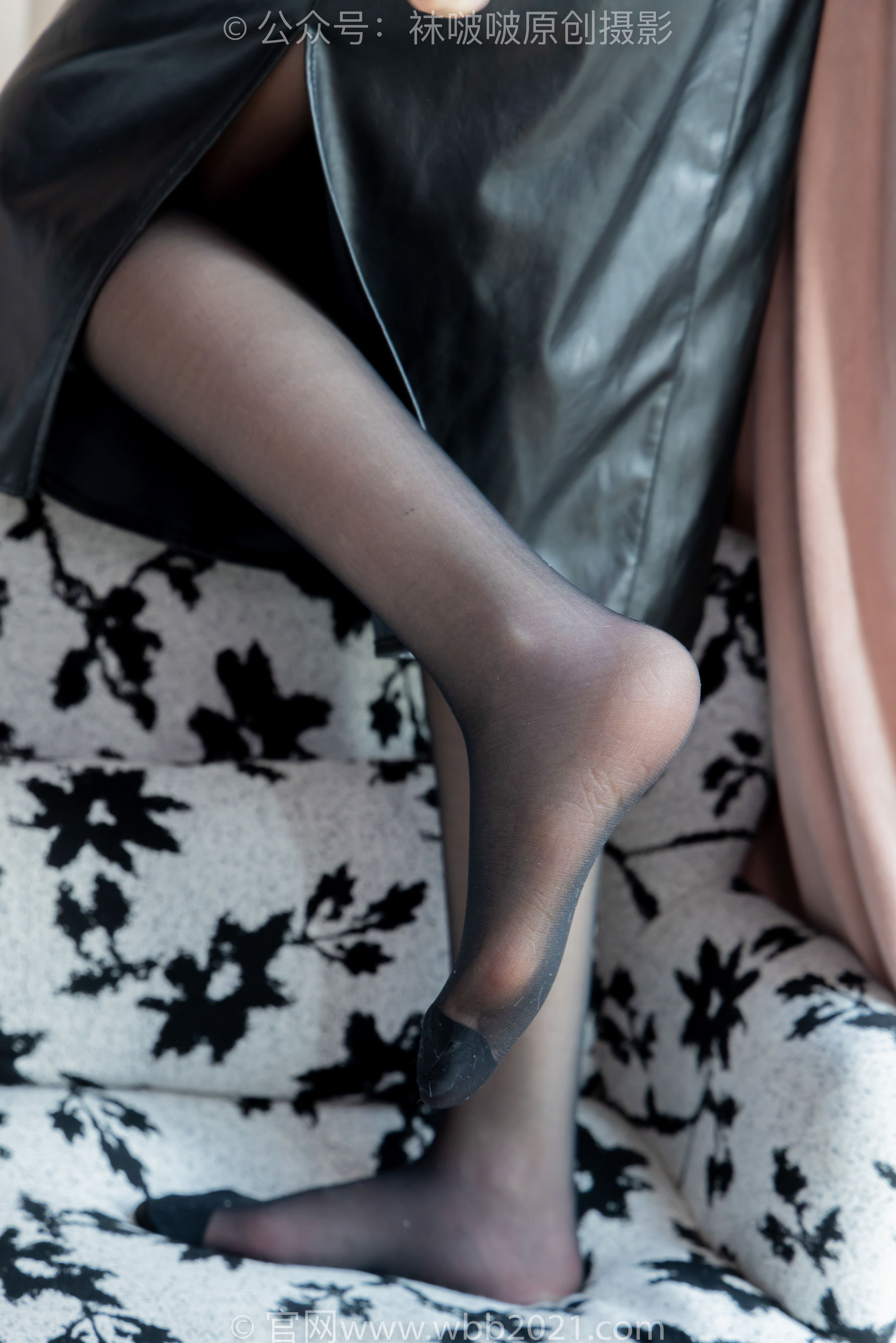 BoBoSocks袜啵啵 No.507 小甜豆 高跟长靴、薄黑丝、皮衣外套、ol风/(140P)