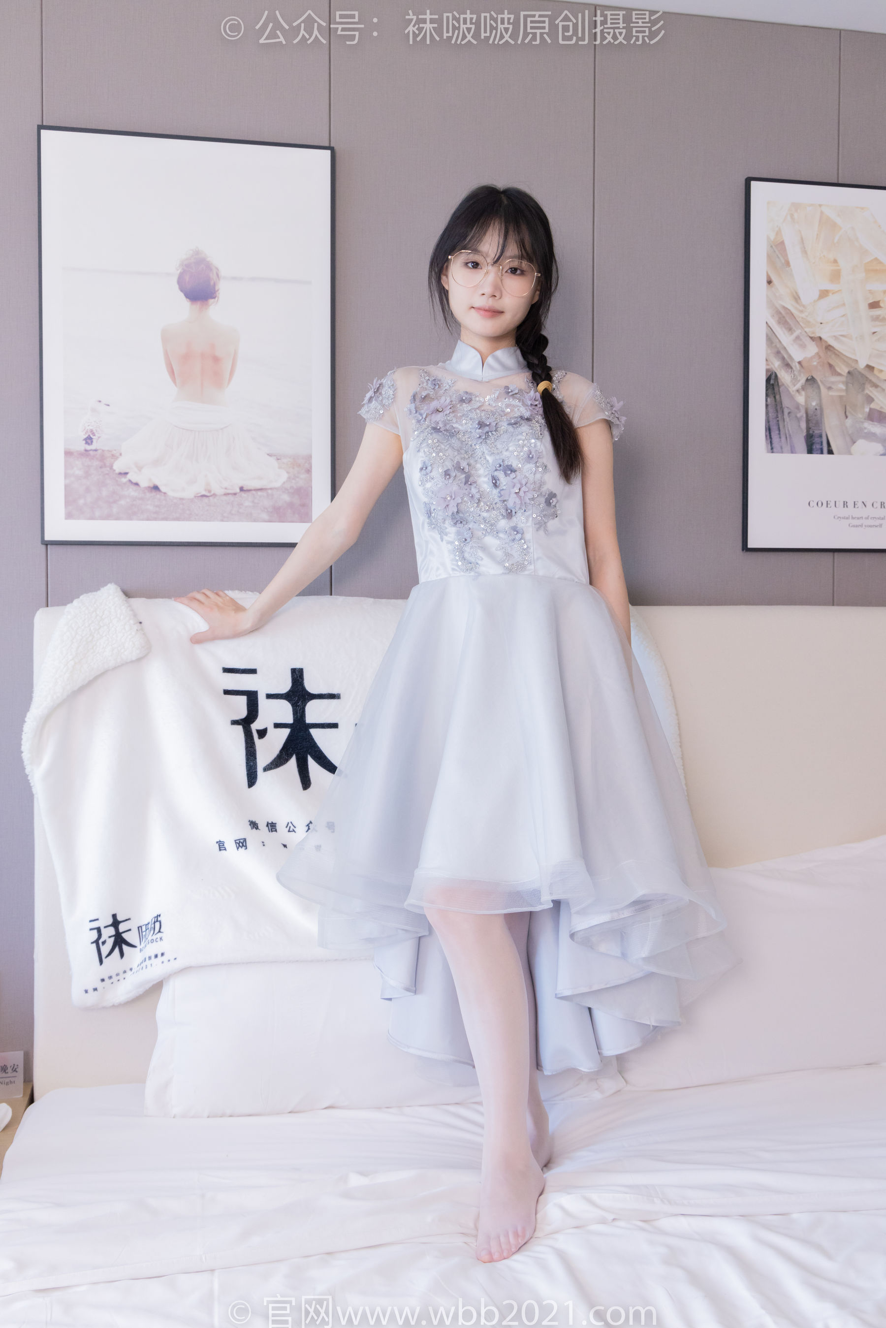 BoBoSocks袜啵啵 No.512 甜甜圈 - 高跟鞋、油亮薄白丝、袜踩奶油蛋糕剧情/(143P)