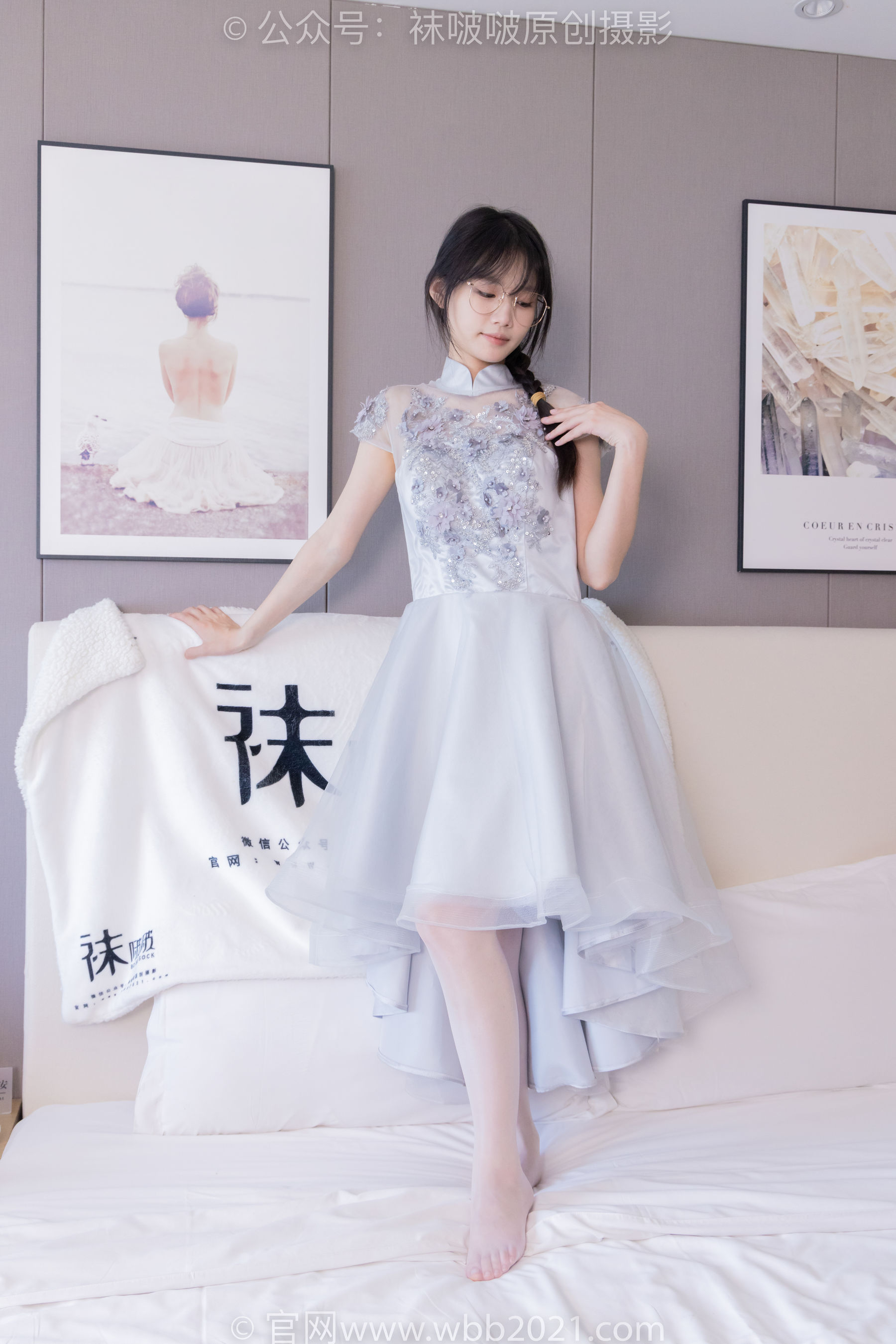 BoBoSocks袜啵啵 No.512 甜甜圈 - 高跟鞋、油亮薄白丝、袜踩奶油蛋糕剧情/(143P)