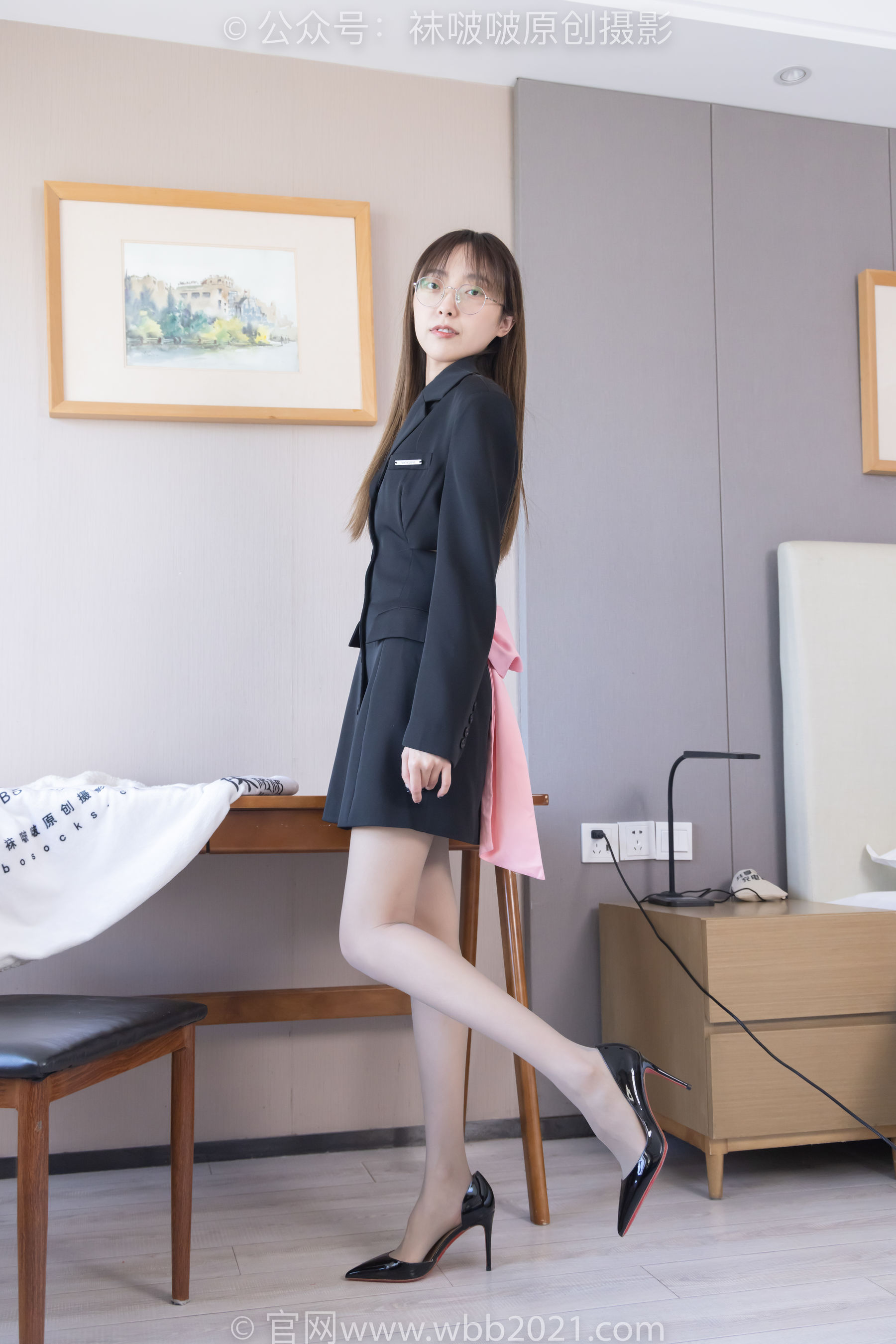 BoBoSocks袜啵啵 No.506 稚予 高跟鞋、高跟凉鞋、薄灰丝/(165P)