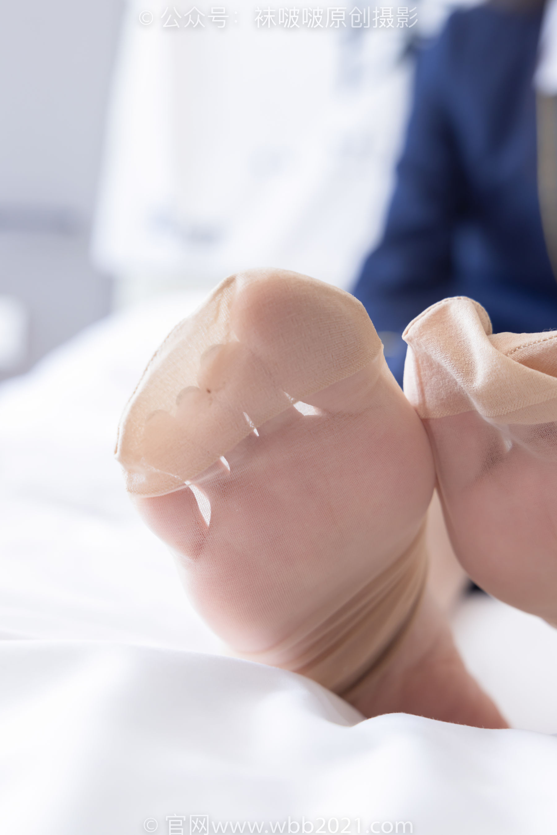 BoBoSocks袜啵啵 No.509 稚予 - 高跟鞋、短肉丝、黑色美甲、银行制服、半脱袜子/(150P)