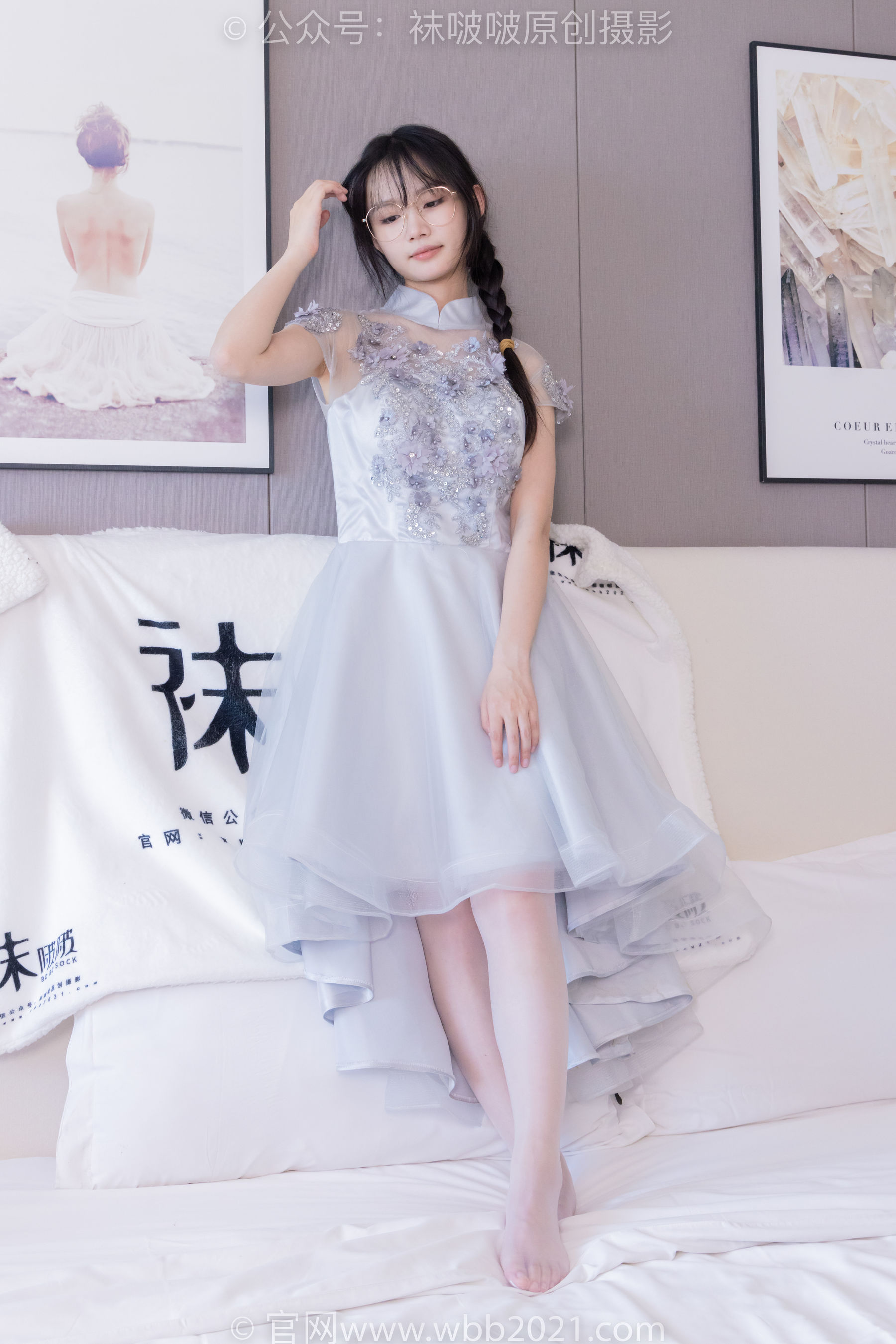 BoBoSocks袜啵啵 No.512 甜甜圈 - 高跟鞋、油亮薄白丝、袜踩奶油蛋糕剧情/(143P)