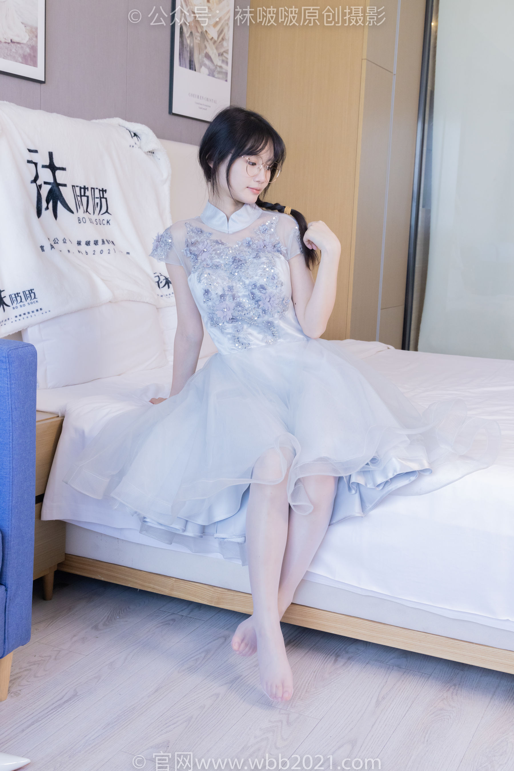 BoBoSocks袜啵啵 No.512 甜甜圈 - 高跟鞋、油亮薄白丝、袜踩奶油蛋糕剧情/(143P)