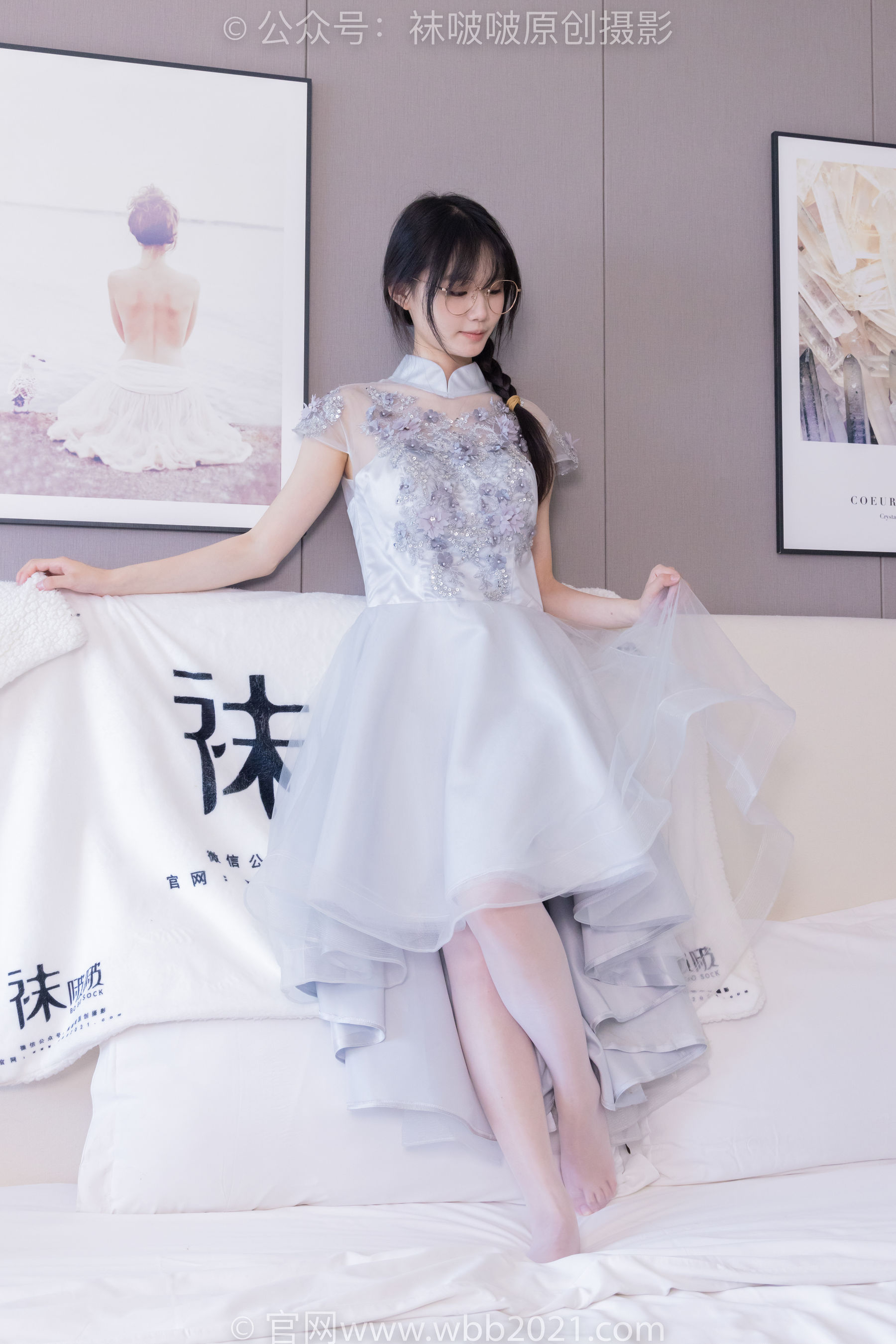 BoBoSocks袜啵啵 No.512 甜甜圈 - 高跟鞋、油亮薄白丝、袜踩奶油蛋糕剧情/(143P)