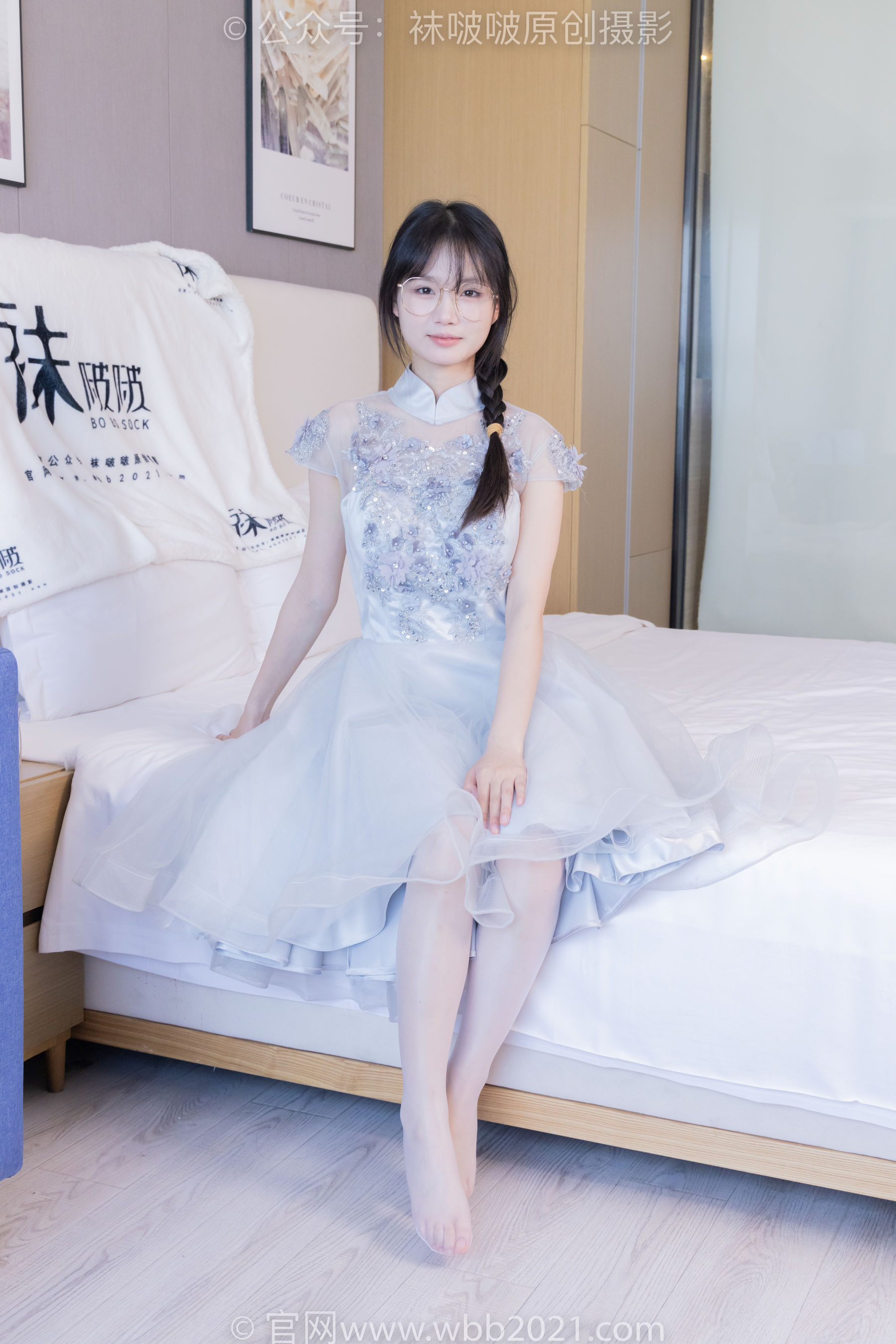 BoBoSocks袜啵啵 No.512 甜甜圈 - 高跟鞋、油亮薄白丝、袜踩奶油蛋糕剧情/(143P)