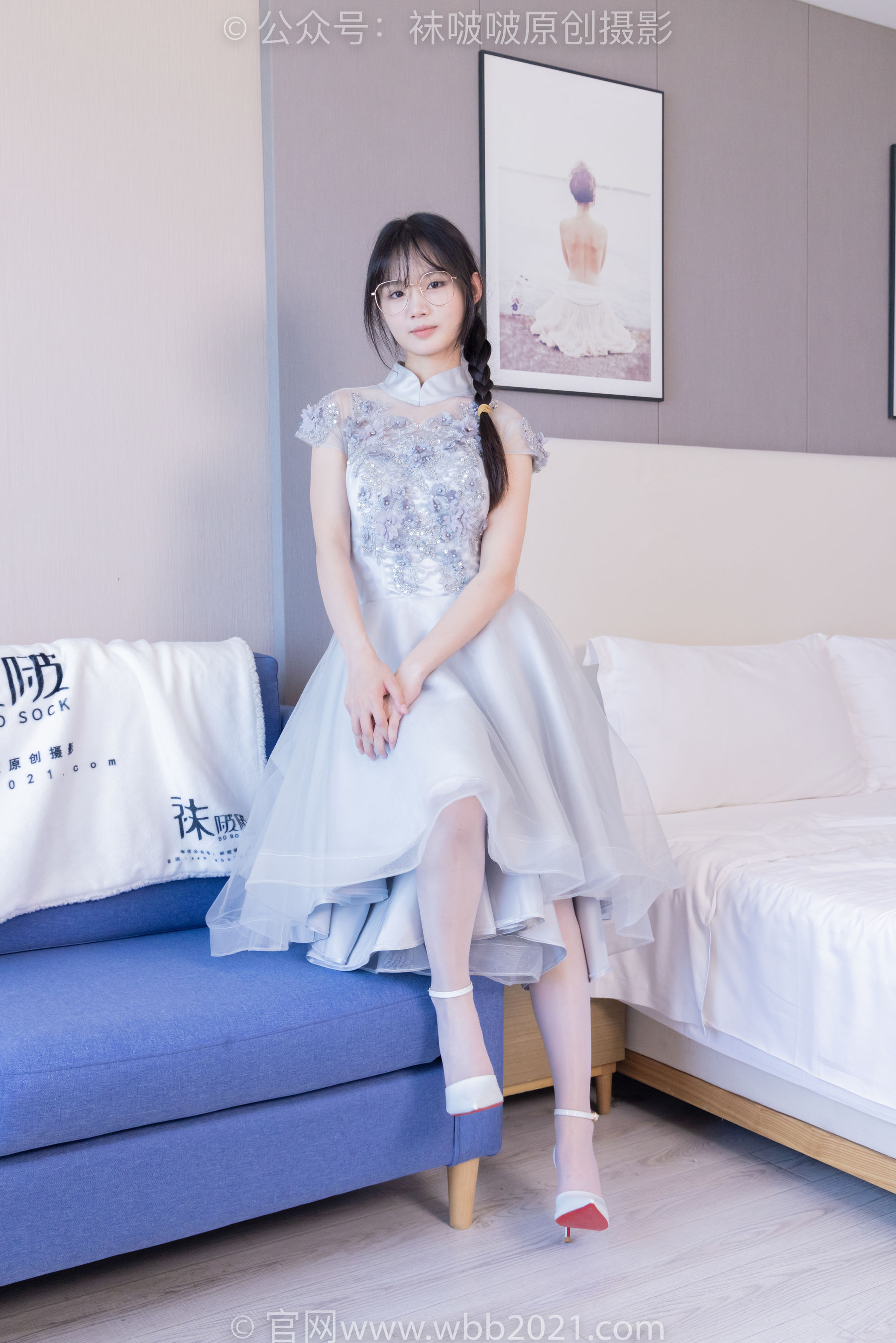 BoBoSocks袜啵啵 No.512 甜甜圈 - 高跟鞋、油亮薄白丝、袜踩奶油蛋糕剧情/(143P)