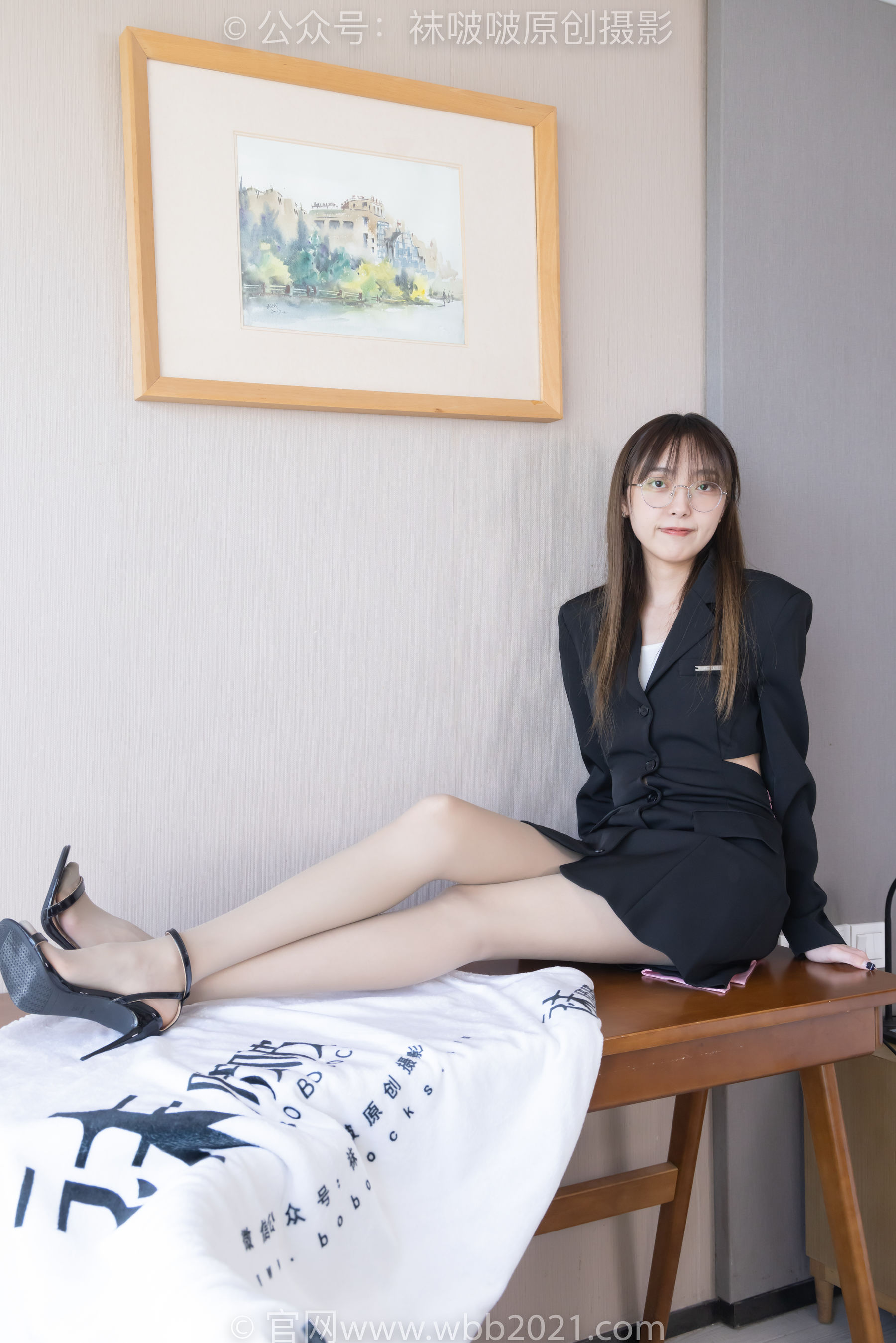 BoBoSocks袜啵啵 No.506 稚予 高跟鞋、高跟凉鞋、薄灰丝/(165P)