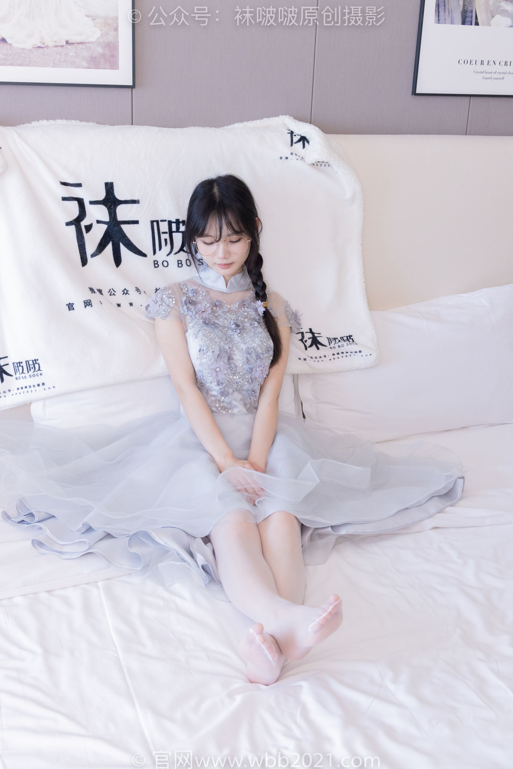 BoBoSocks袜啵啵 No.512 甜甜圈 - 高跟鞋、油亮薄白丝、袜踩奶油蛋糕剧情/(143P)