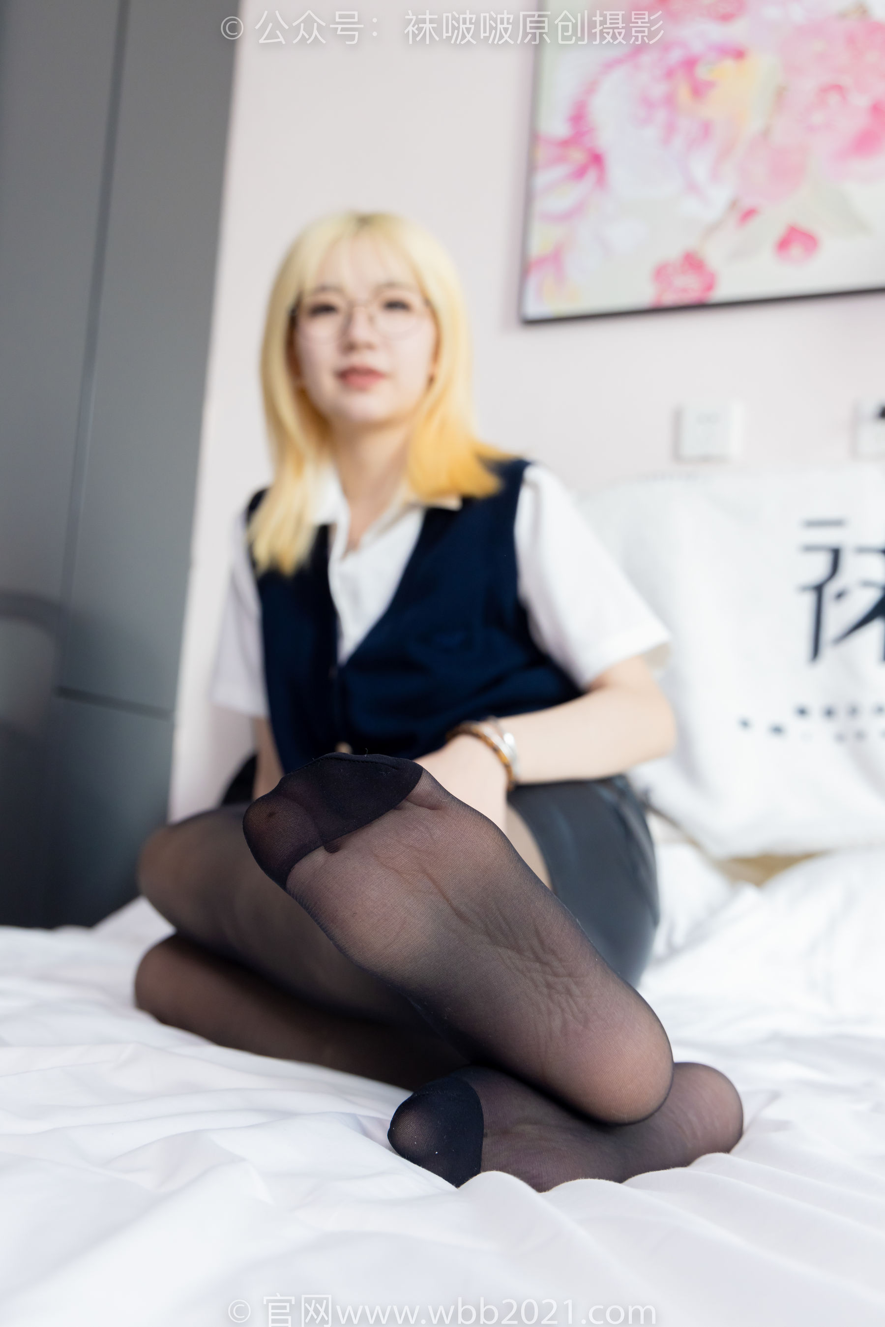 BoBoSocks袜啵啵 No.507 小甜豆 高跟长靴、薄黑丝、皮衣外套、ol风/(140P)