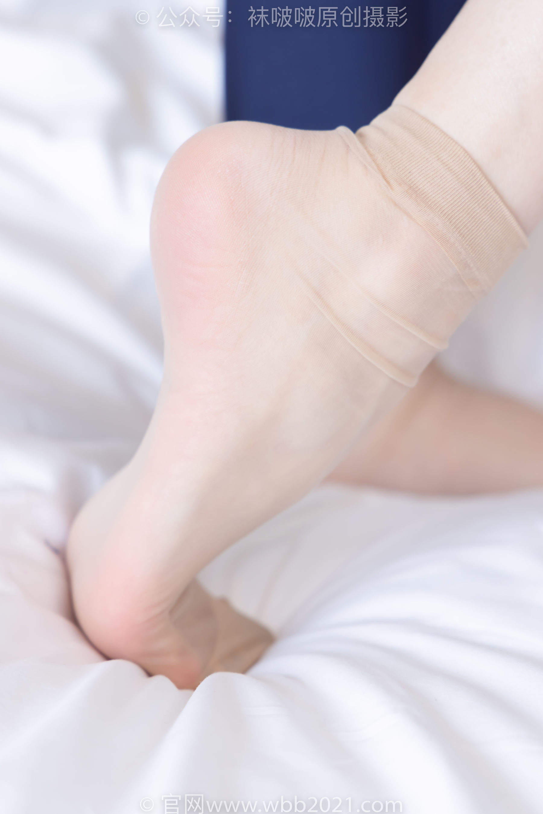 BoBoSocks袜啵啵 No.509 稚予 - 高跟鞋、短肉丝、黑色美甲、银行制服、半脱袜子/(150P)