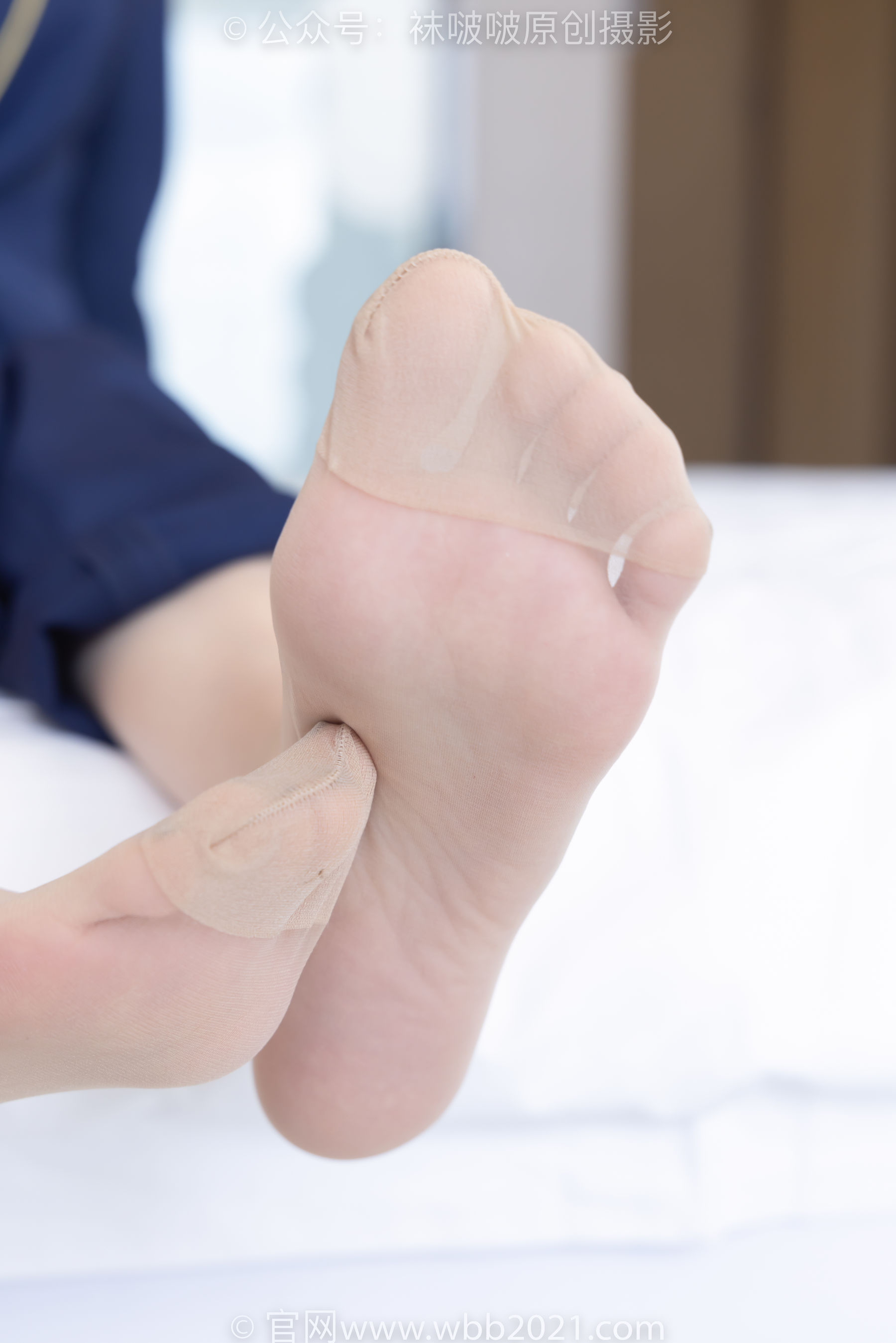 BoBoSocks袜啵啵 No.509 稚予 - 高跟鞋、短肉丝、黑色美甲、银行制服、半脱袜子/(150P)