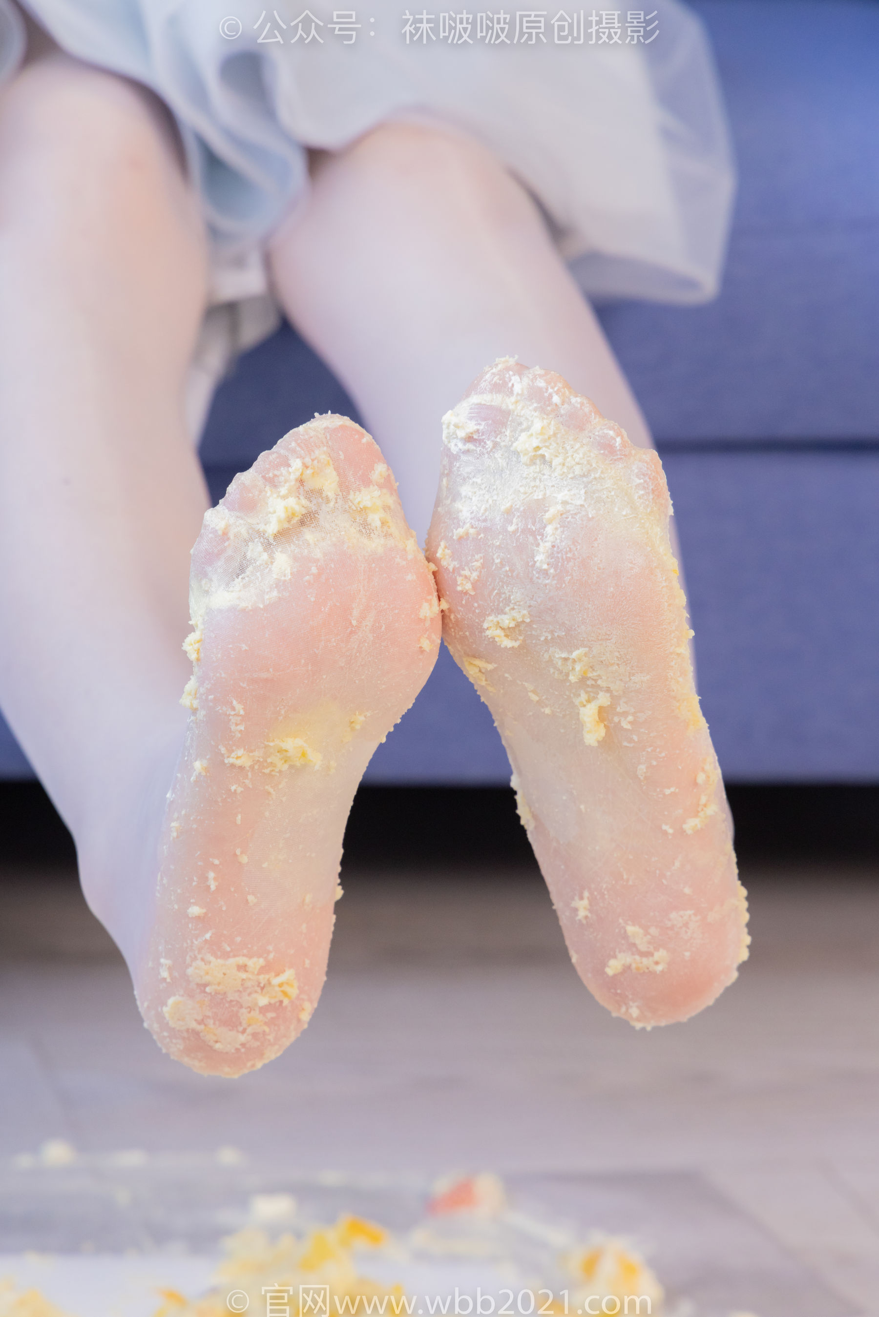 BoBoSocks袜啵啵 No.512 甜甜圈 - 高跟鞋、油亮薄白丝、袜踩奶油蛋糕剧情/(143P)