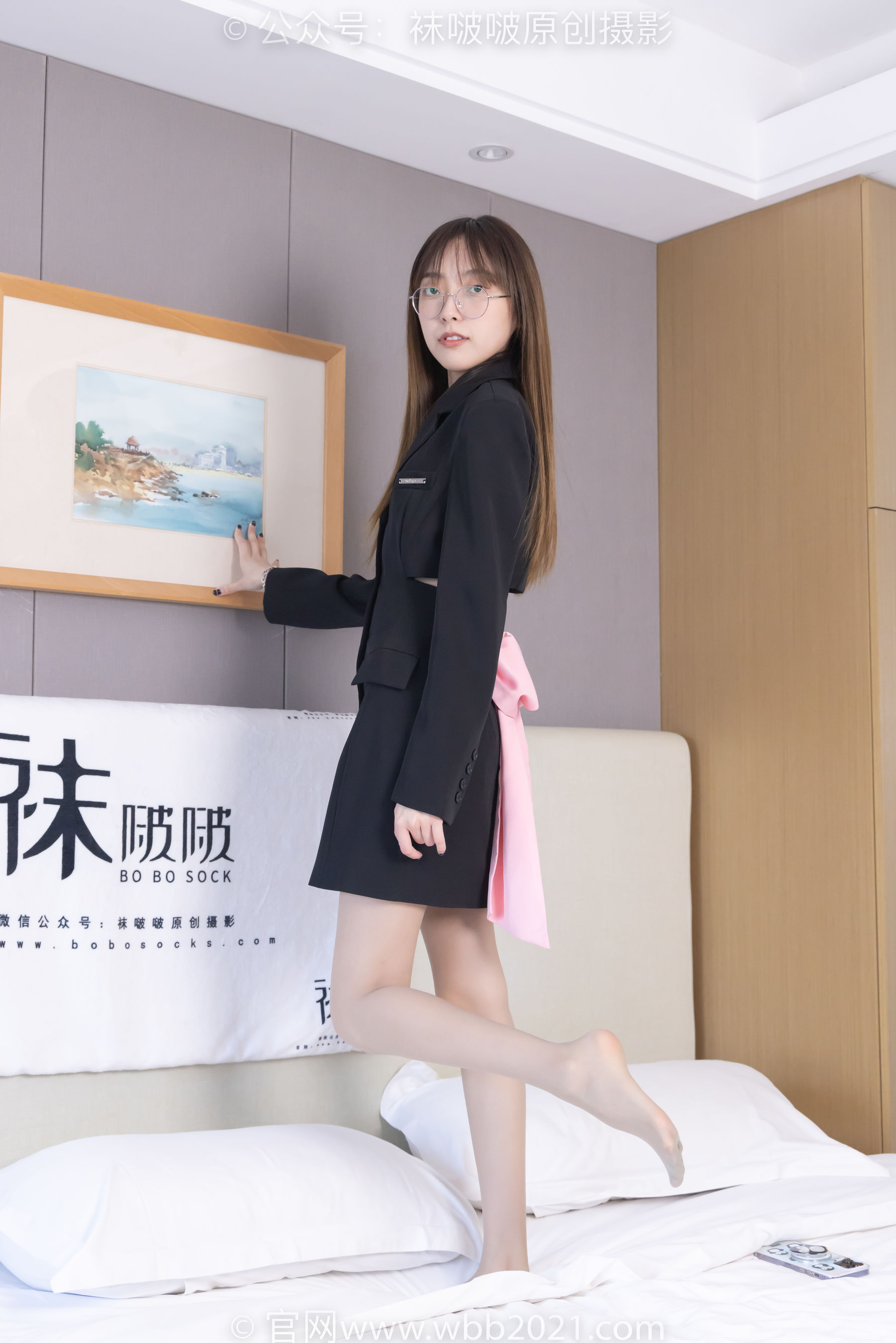 BoBoSocks袜啵啵 No.506 稚予 高跟鞋、高跟凉鞋、薄灰丝/(165P)