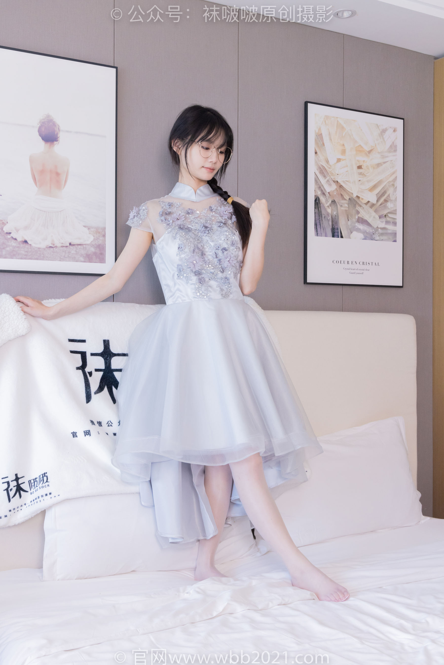 BoBoSocks袜啵啵 No.512 甜甜圈 - 高跟鞋、油亮薄白丝、袜踩奶油蛋糕剧情/(143P)