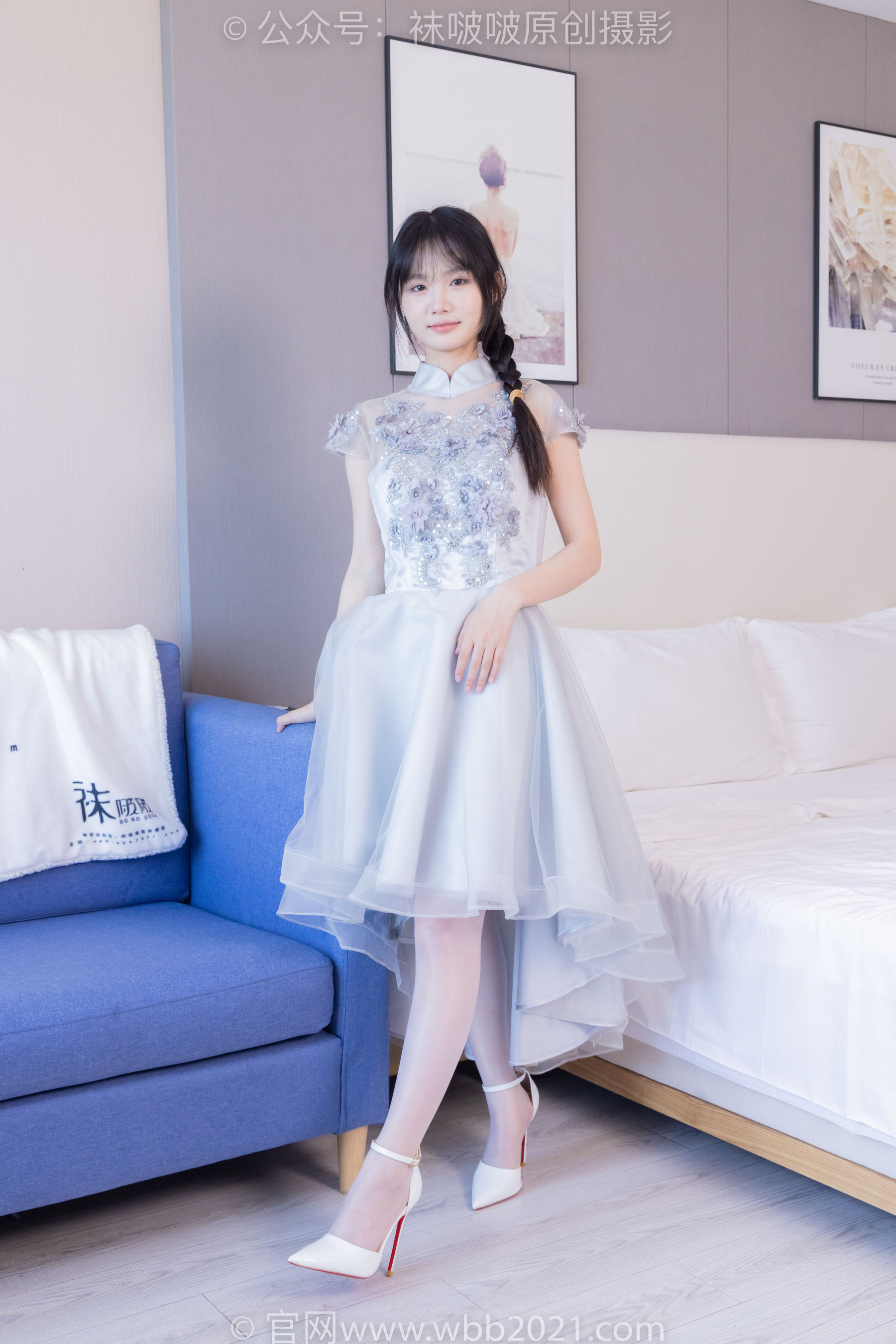 BoBoSocks袜啵啵 No.512 甜甜圈 - 高跟鞋、油亮薄白丝、袜踩奶油蛋糕剧情/(143P)