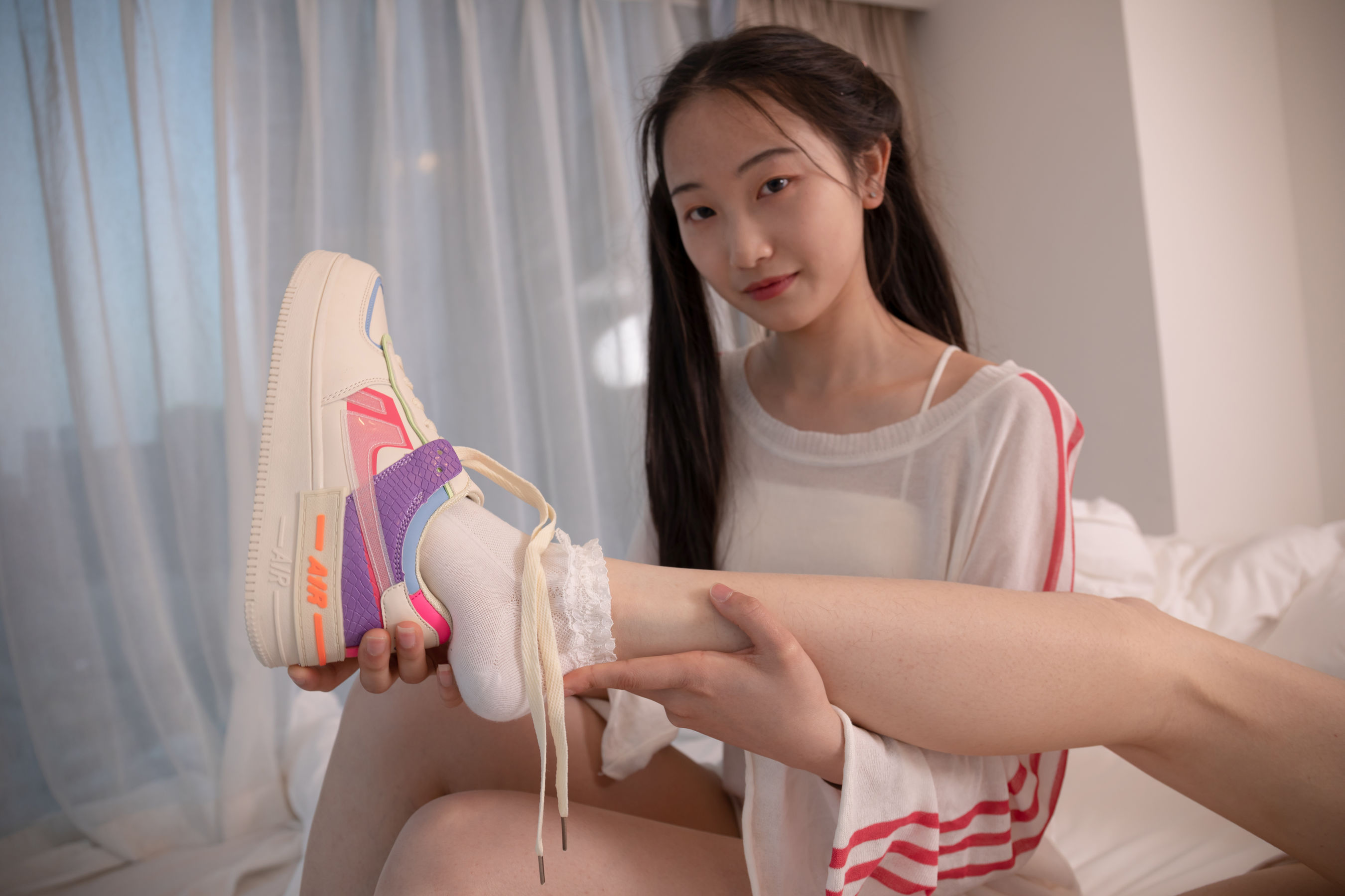 [MZSOCK]爱美足 No.166 雨沫&君君/(130P)