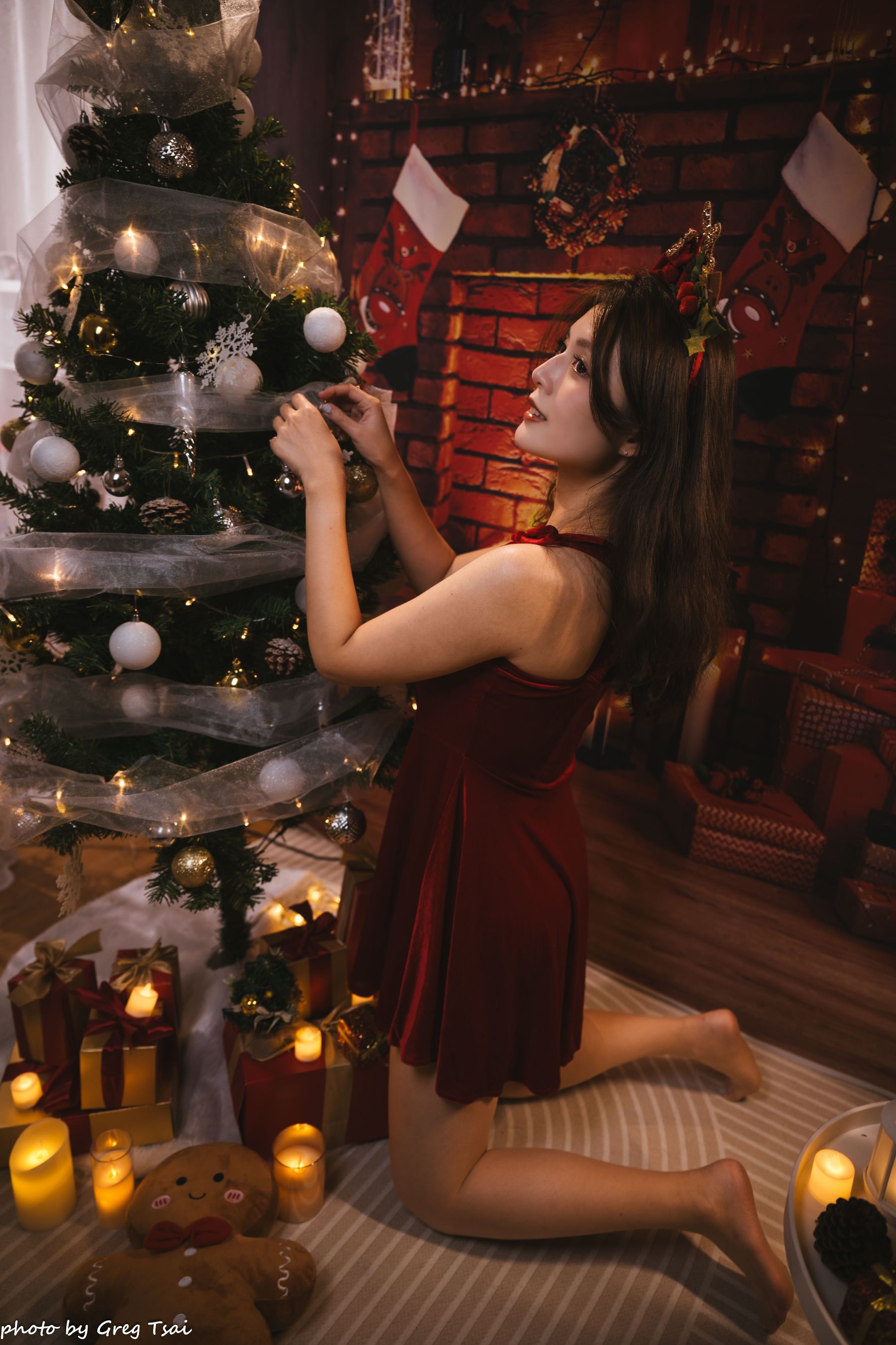 筱筱 - 圣诞肉丝/(93P)