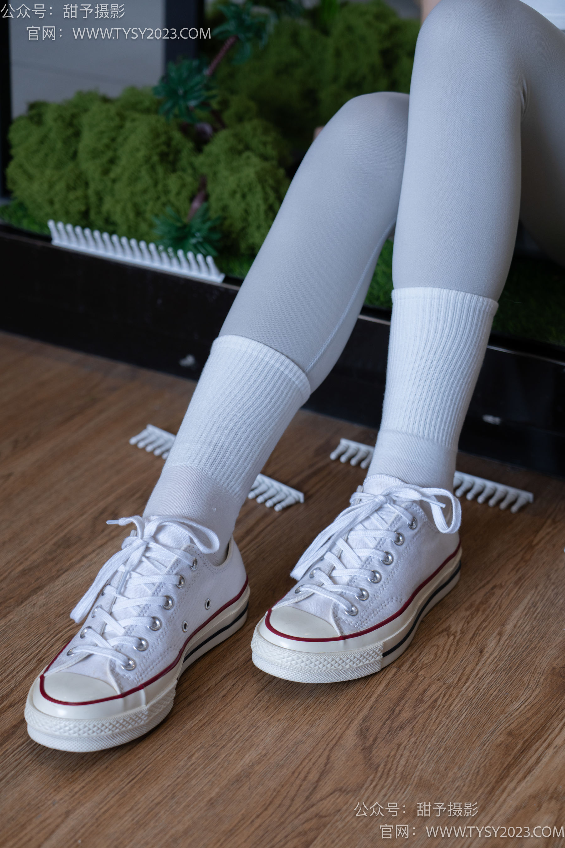 甜予摄影 No.104 璇璇 - 帆布鞋、白棉袜、裸足、小人国剧情/(134P)